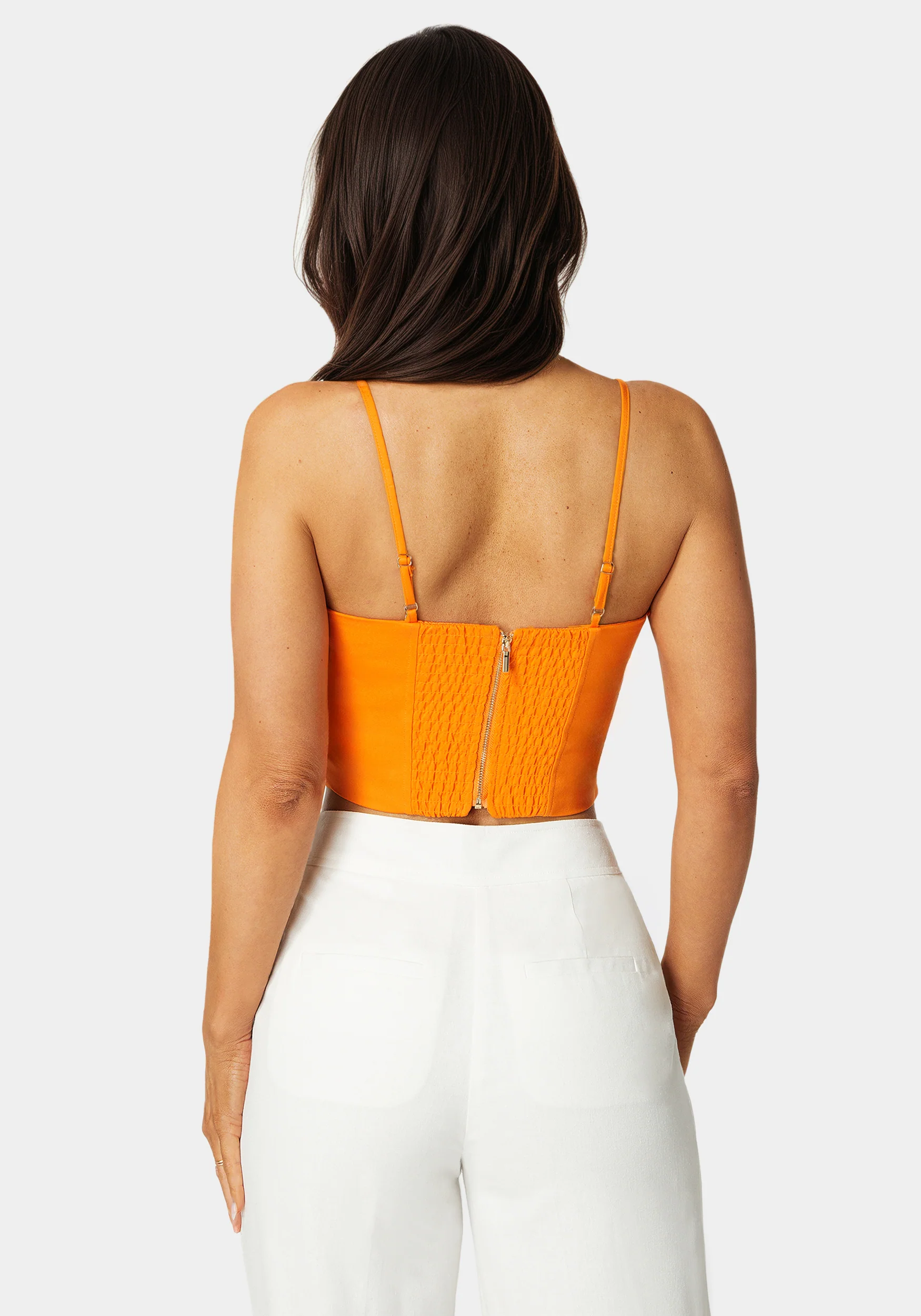 Spaghetti Strap Pleated Top - Image 4