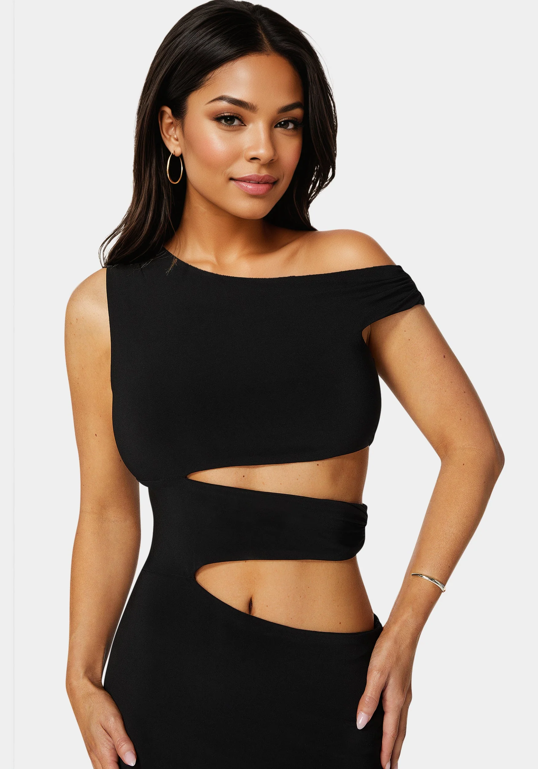 Asymmetrical Cutout Maxi - Image 4