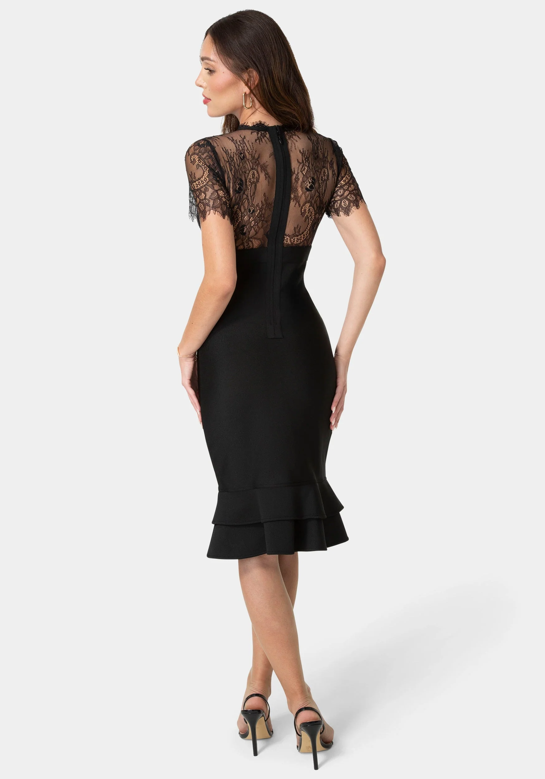 Bandage & Lace Dress - Image 3