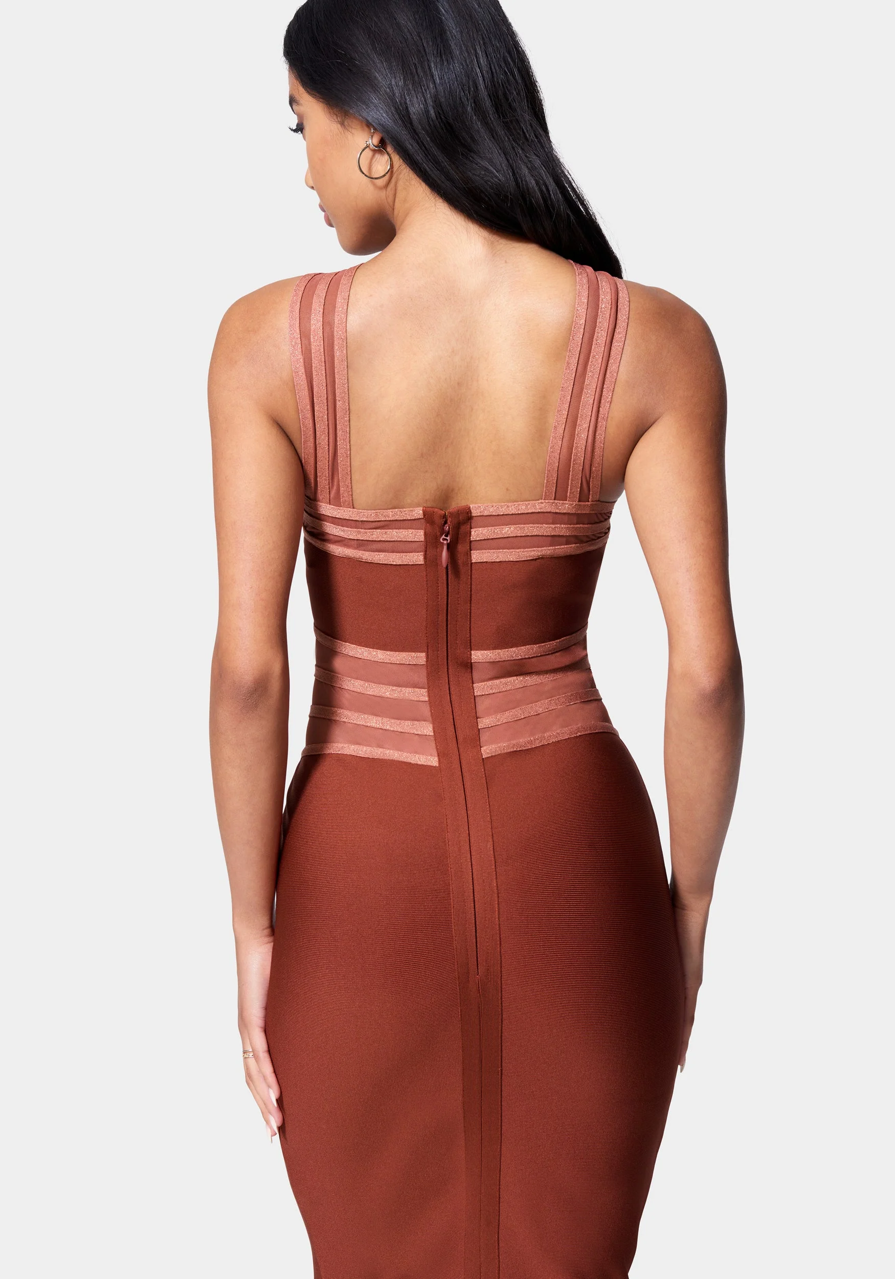 Bandage Cross Front Dress - Image 3