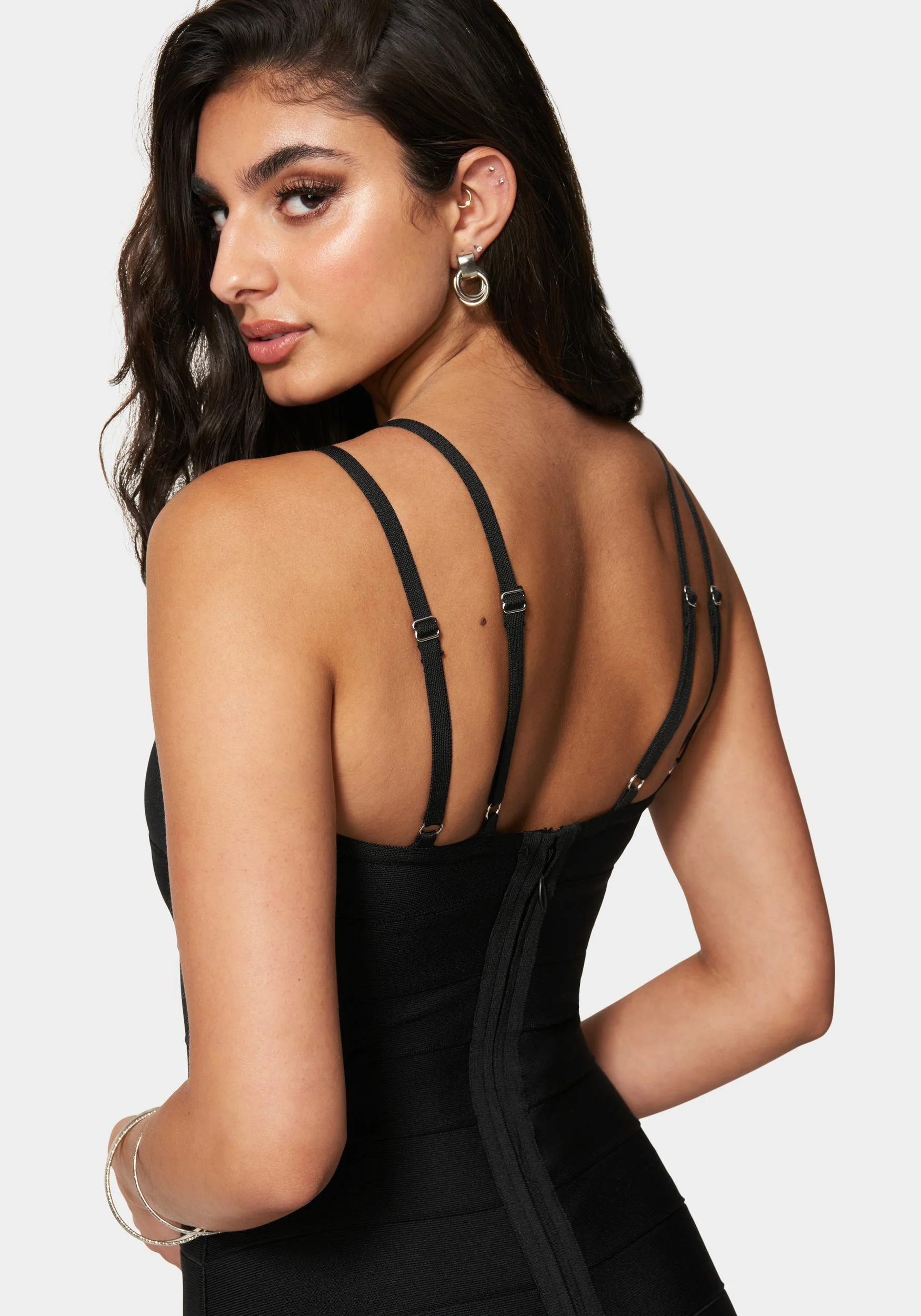 Luxe Bandage Double Strap Dress - Image 4