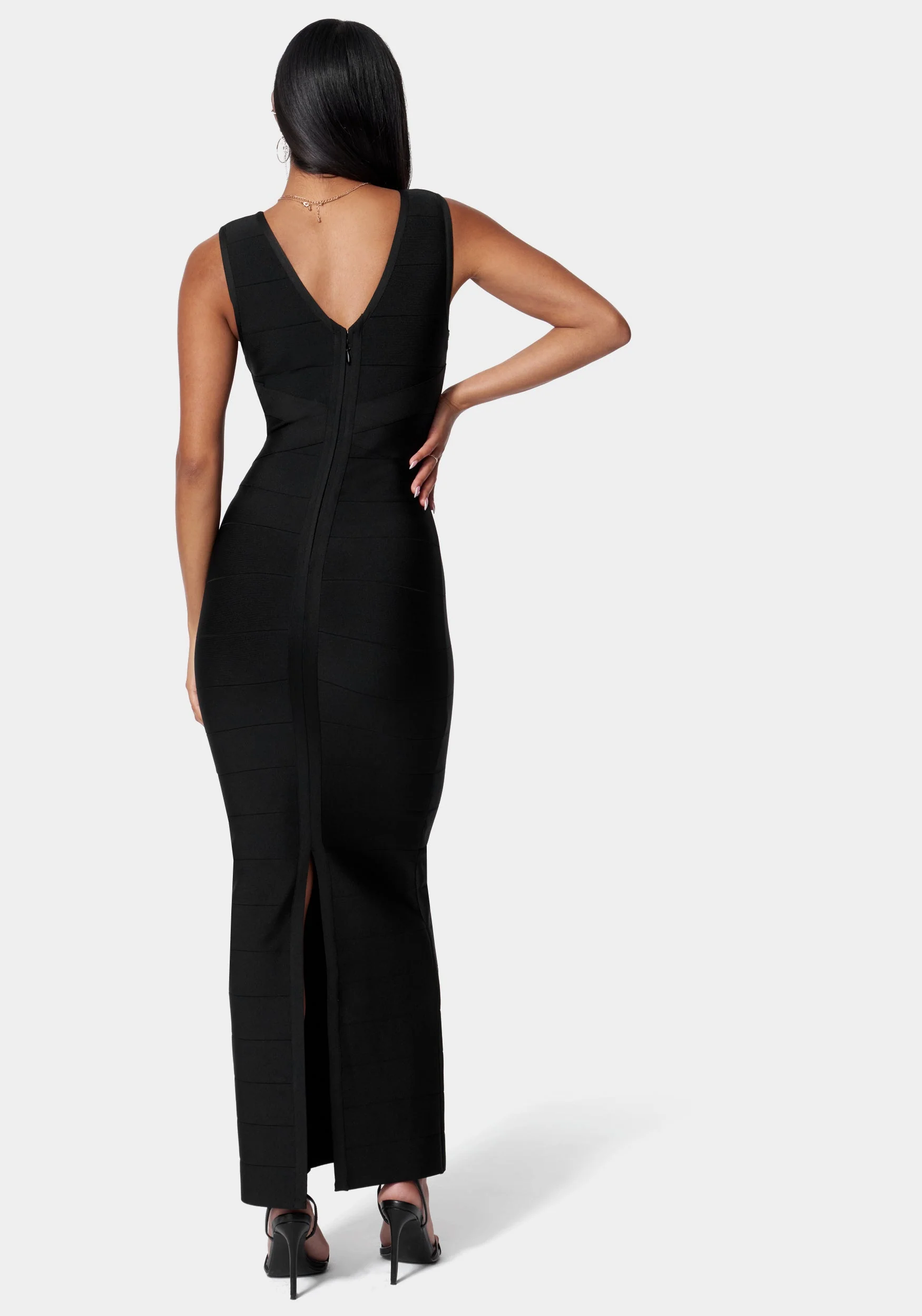 Luxe Bandage Double V Gown - Image 3