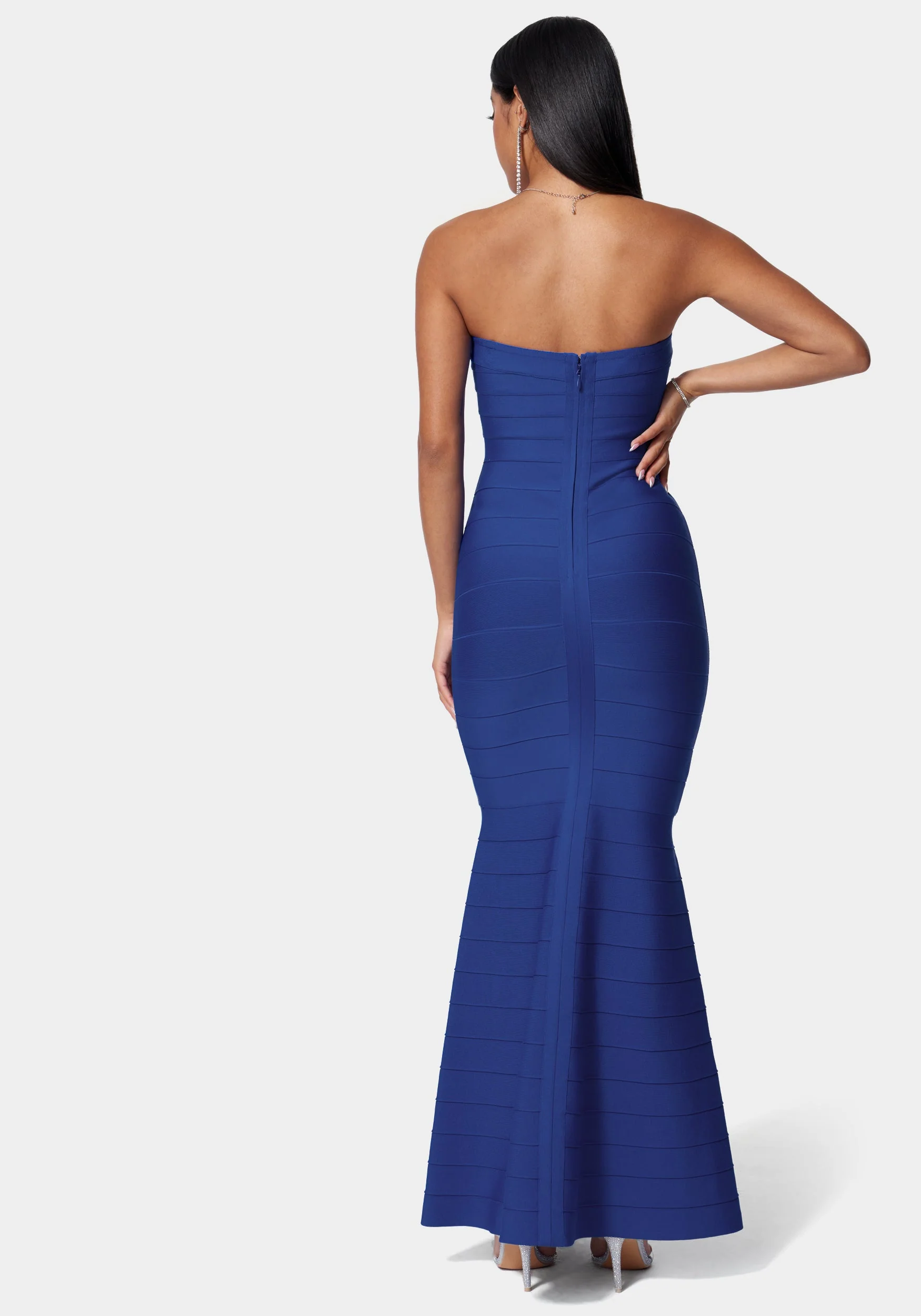 Luxe Bandage Strapless Gown - Image 3