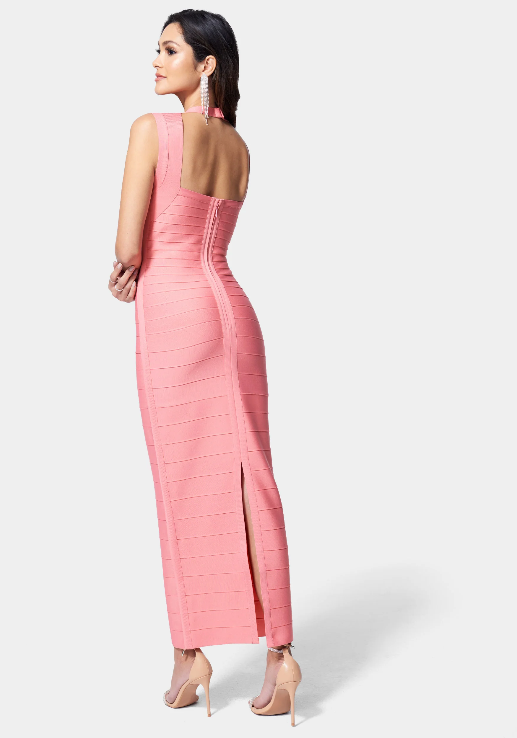 Luxe Bandage Sweetheart Neck Gown - Image 3