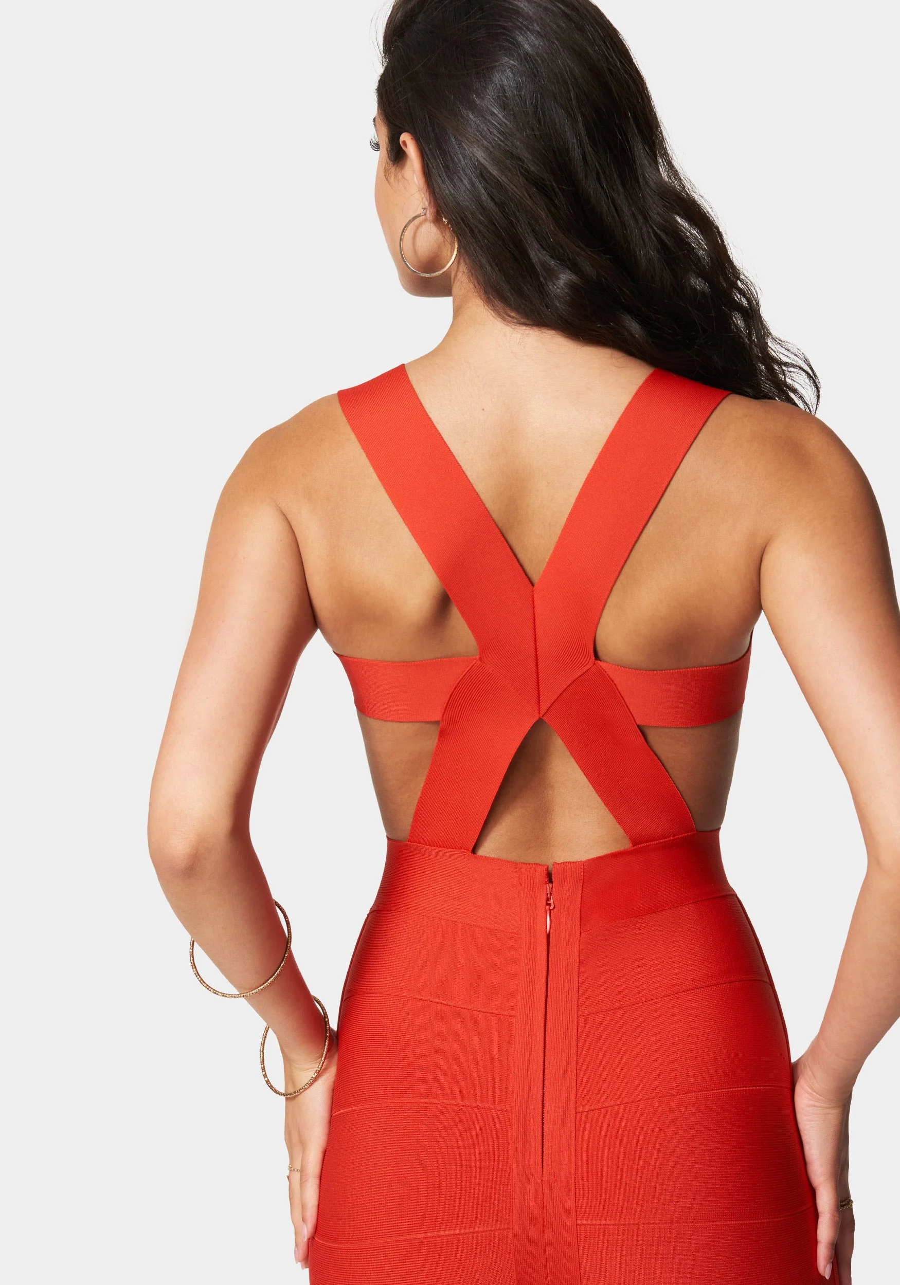 Luxe Bandage X-Back Dress - Image 4
