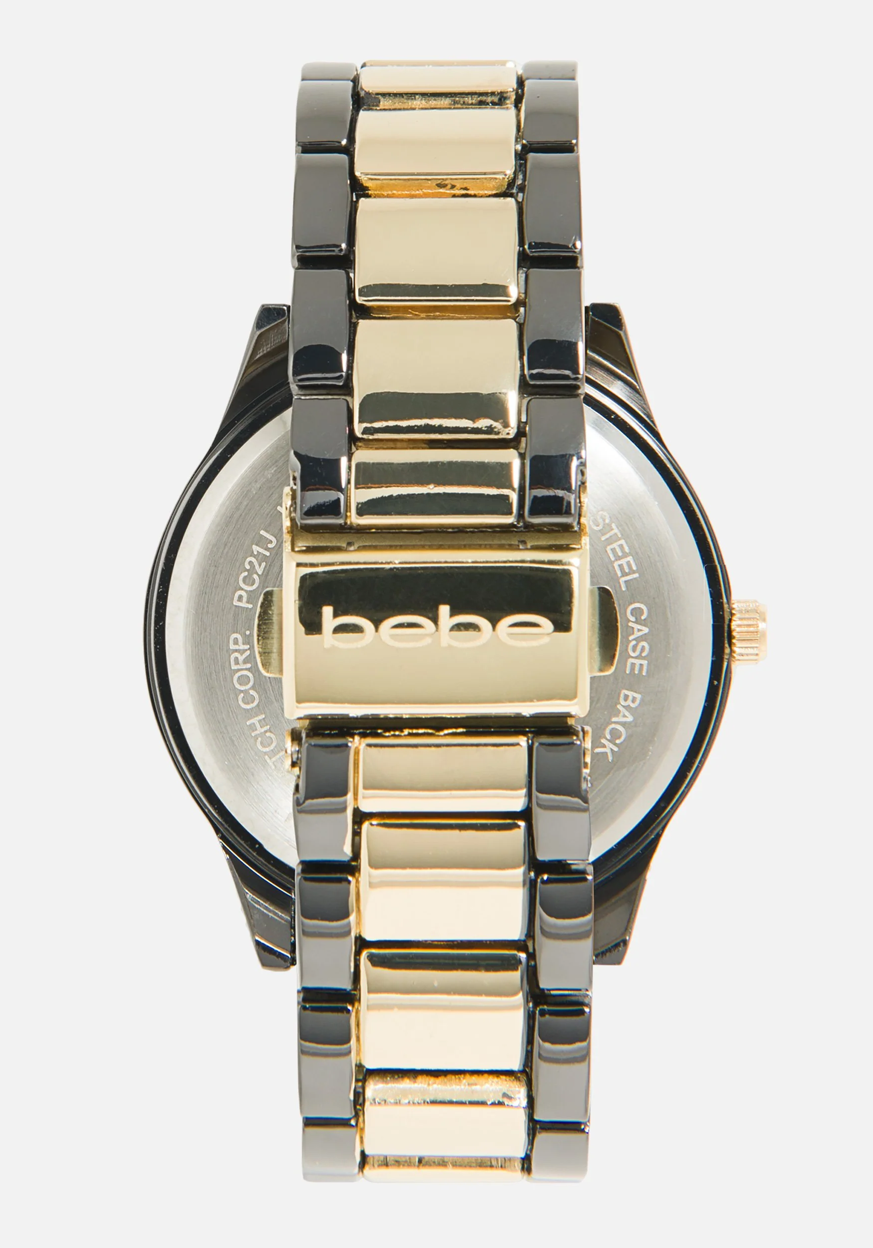 Bebe Double Row Crystal Watch - Image 3