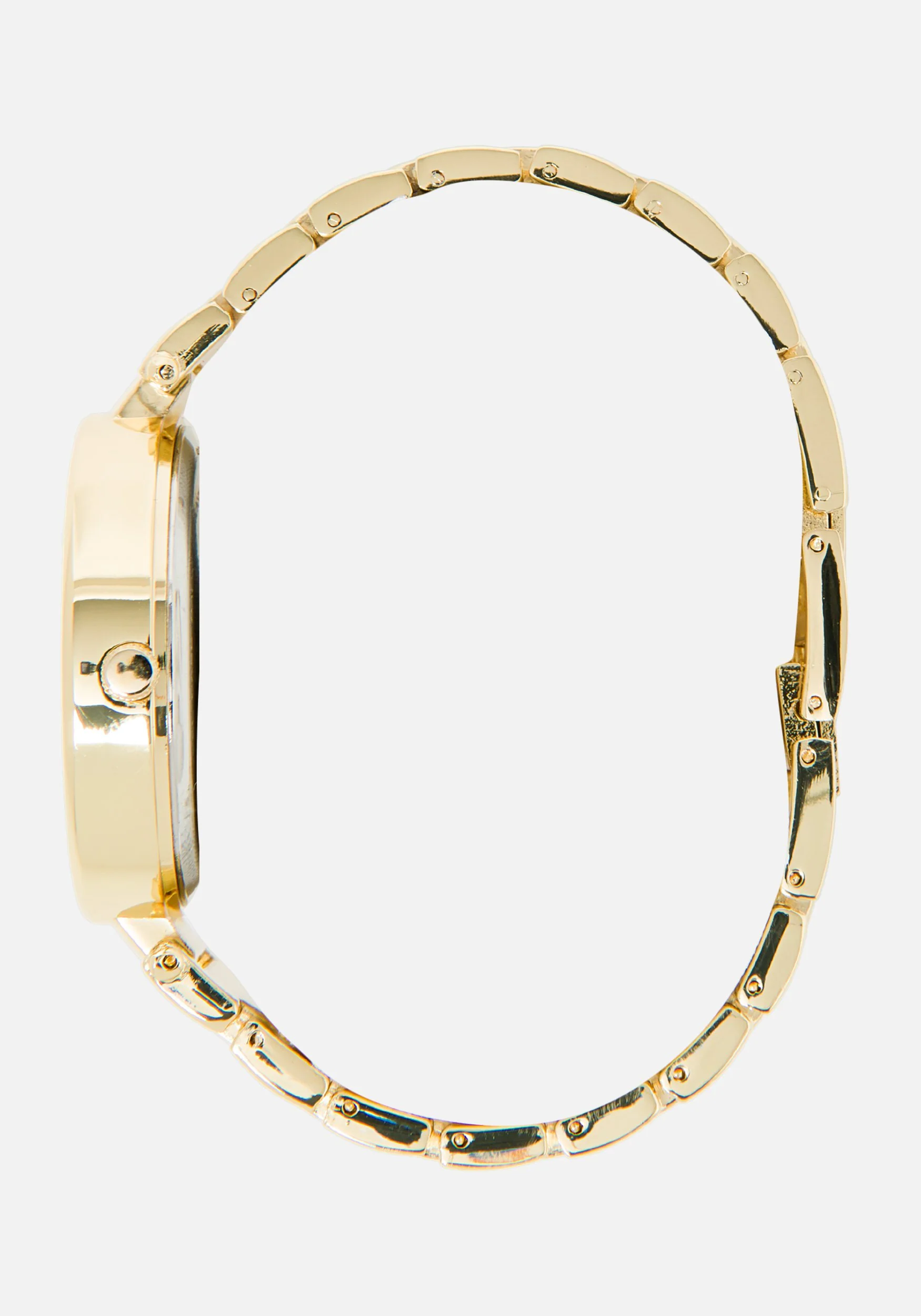 Bebe Embossed Enamel Link Watch - Image 2