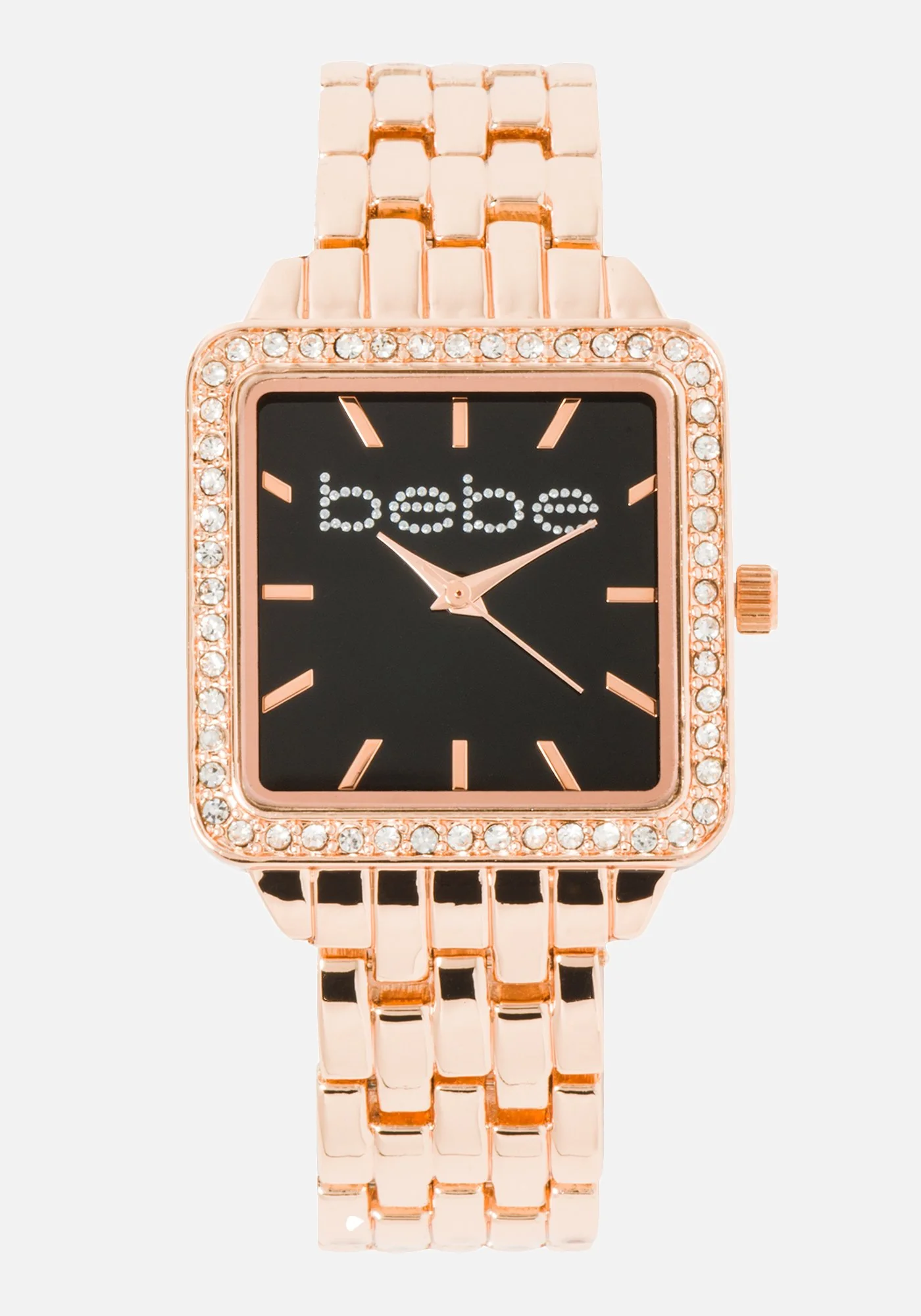 Bebe Square Face Metal Watch