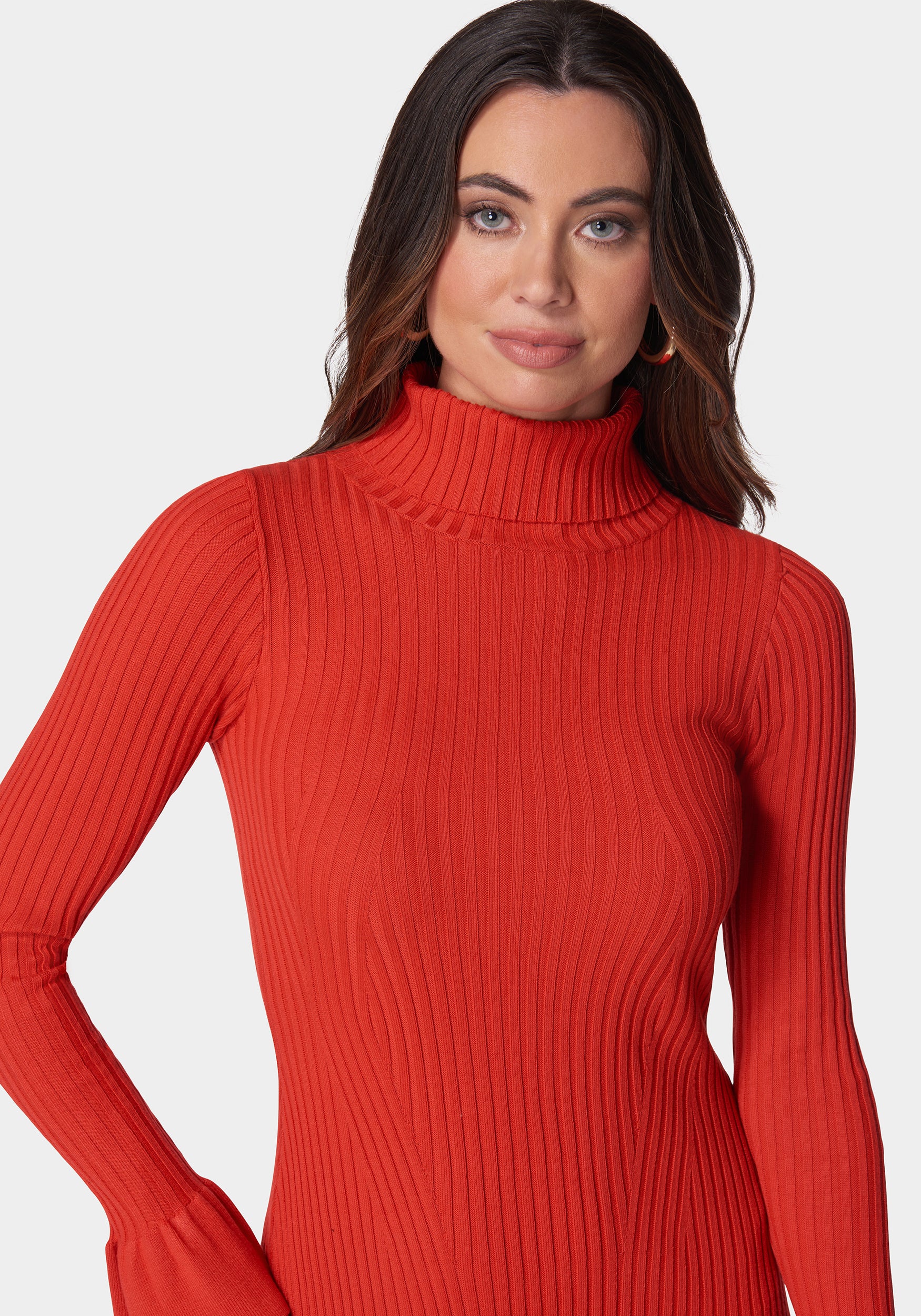 Bell Sleeve Sweater Dress - Image 4