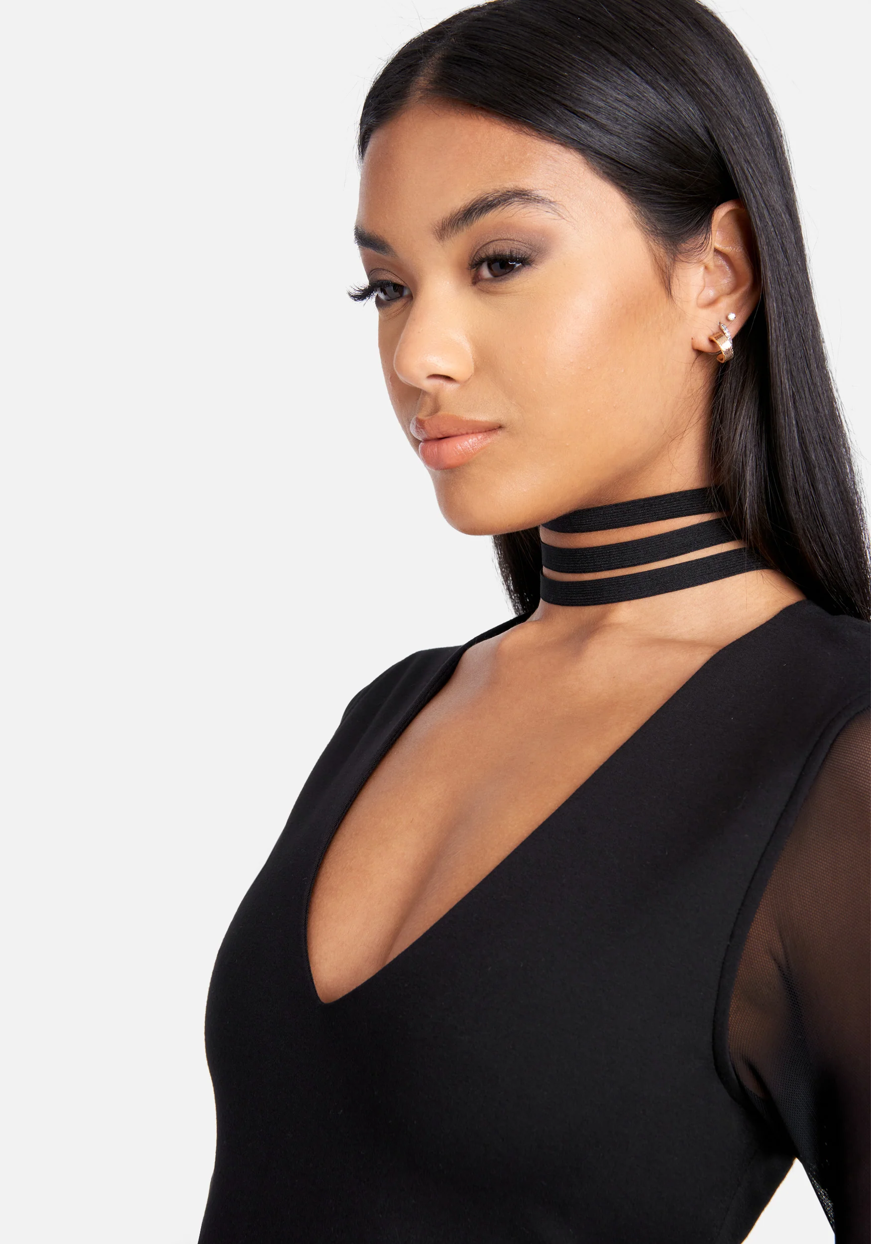 Choker Neck Catsuit - Image 4