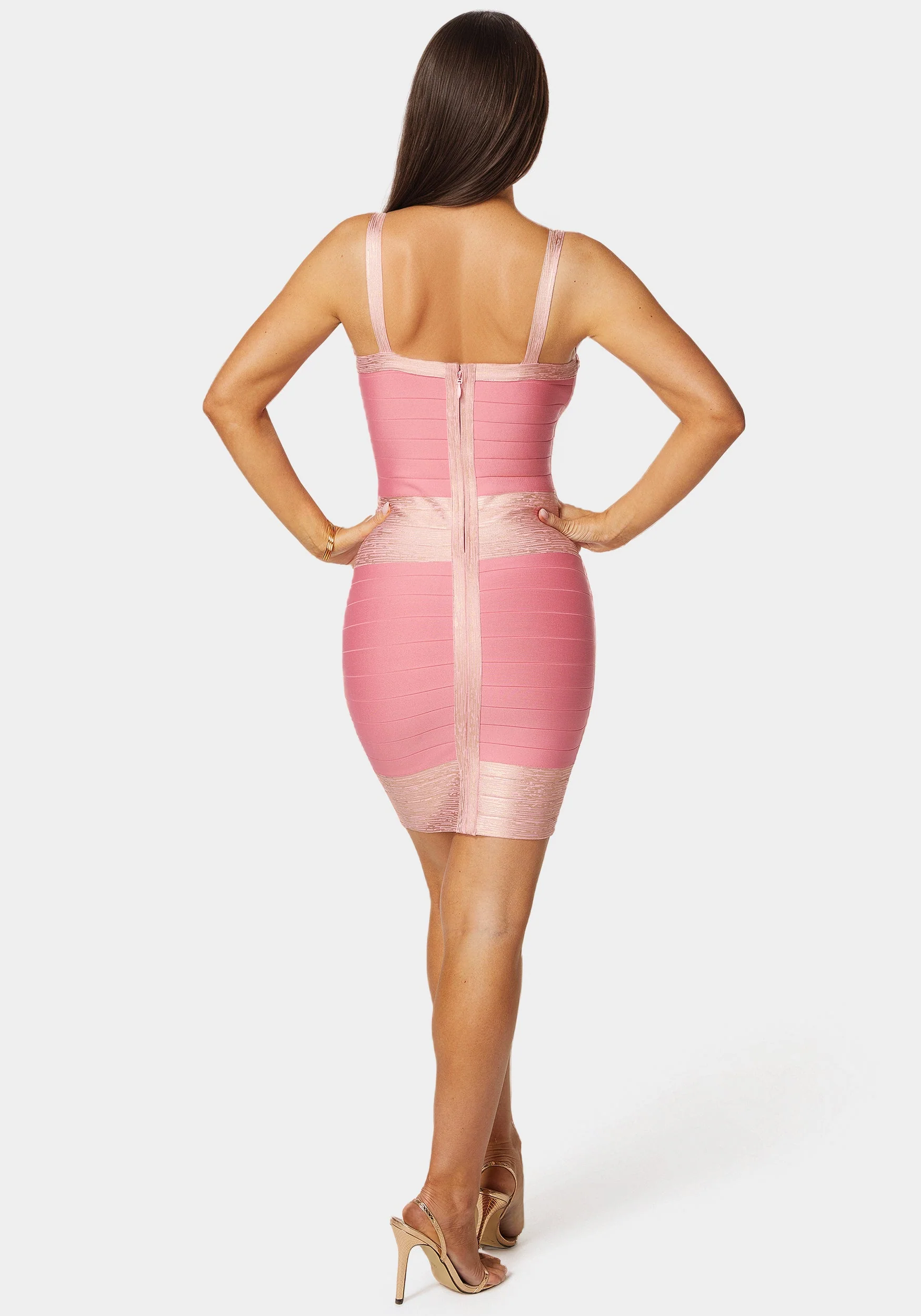 Color Block Bandage Dress - Image 3