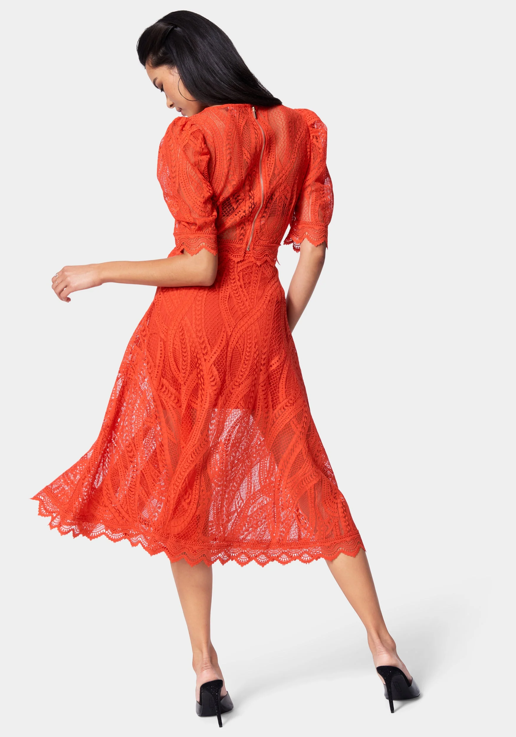 Corded Lace Full Skirt - Image 3