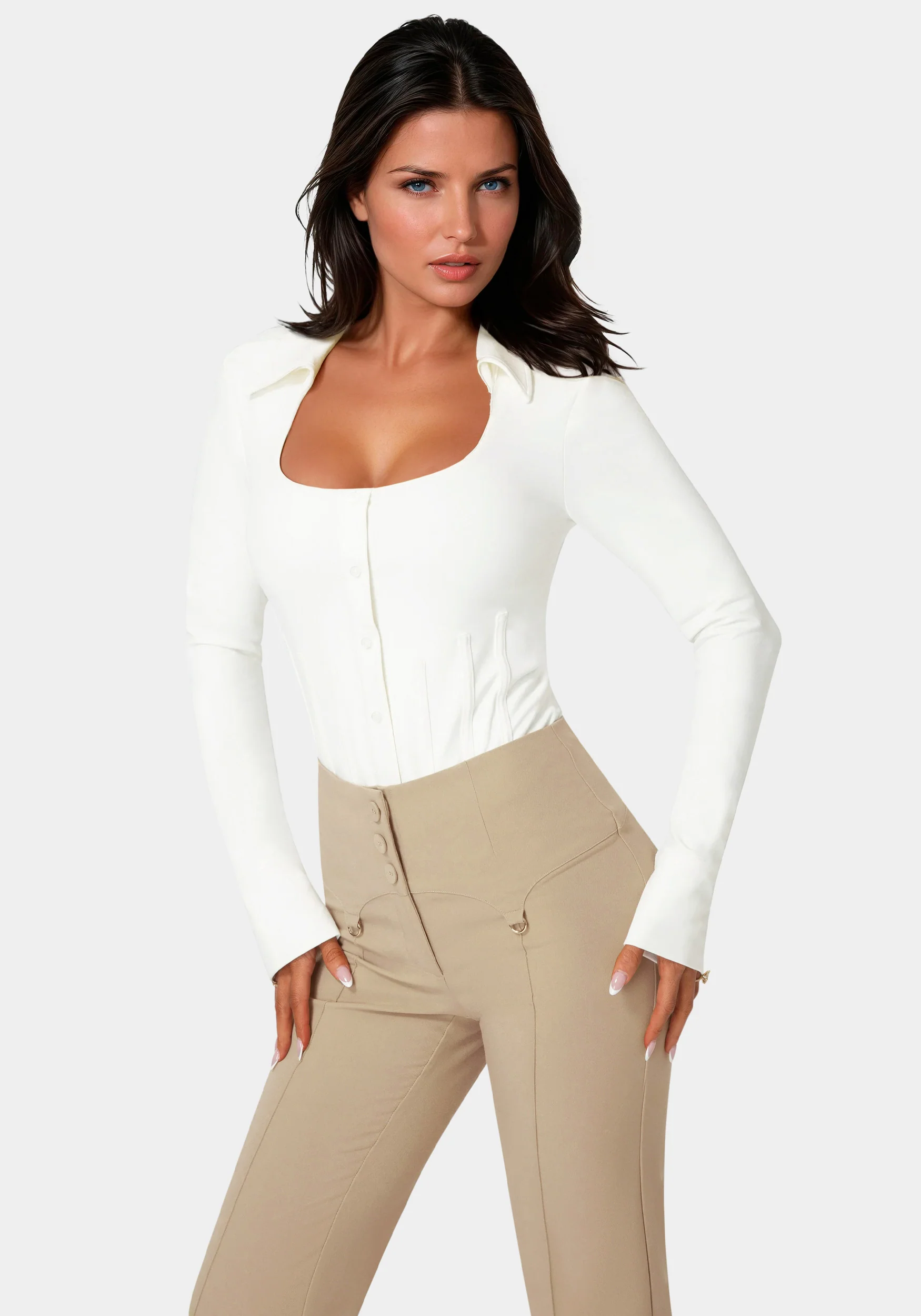 Corset Shirt Bodysuit - Image 2