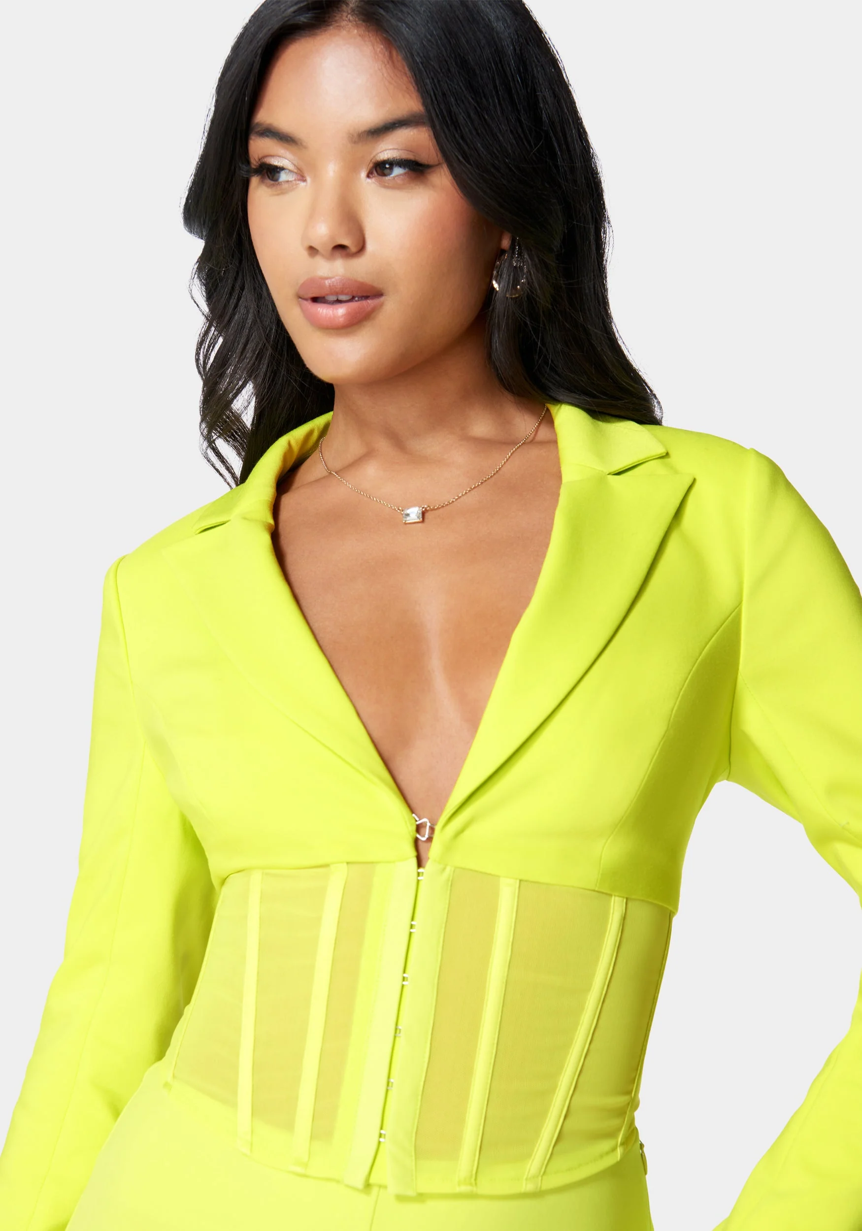 Corset Waist Tailored Jacket - Image 4