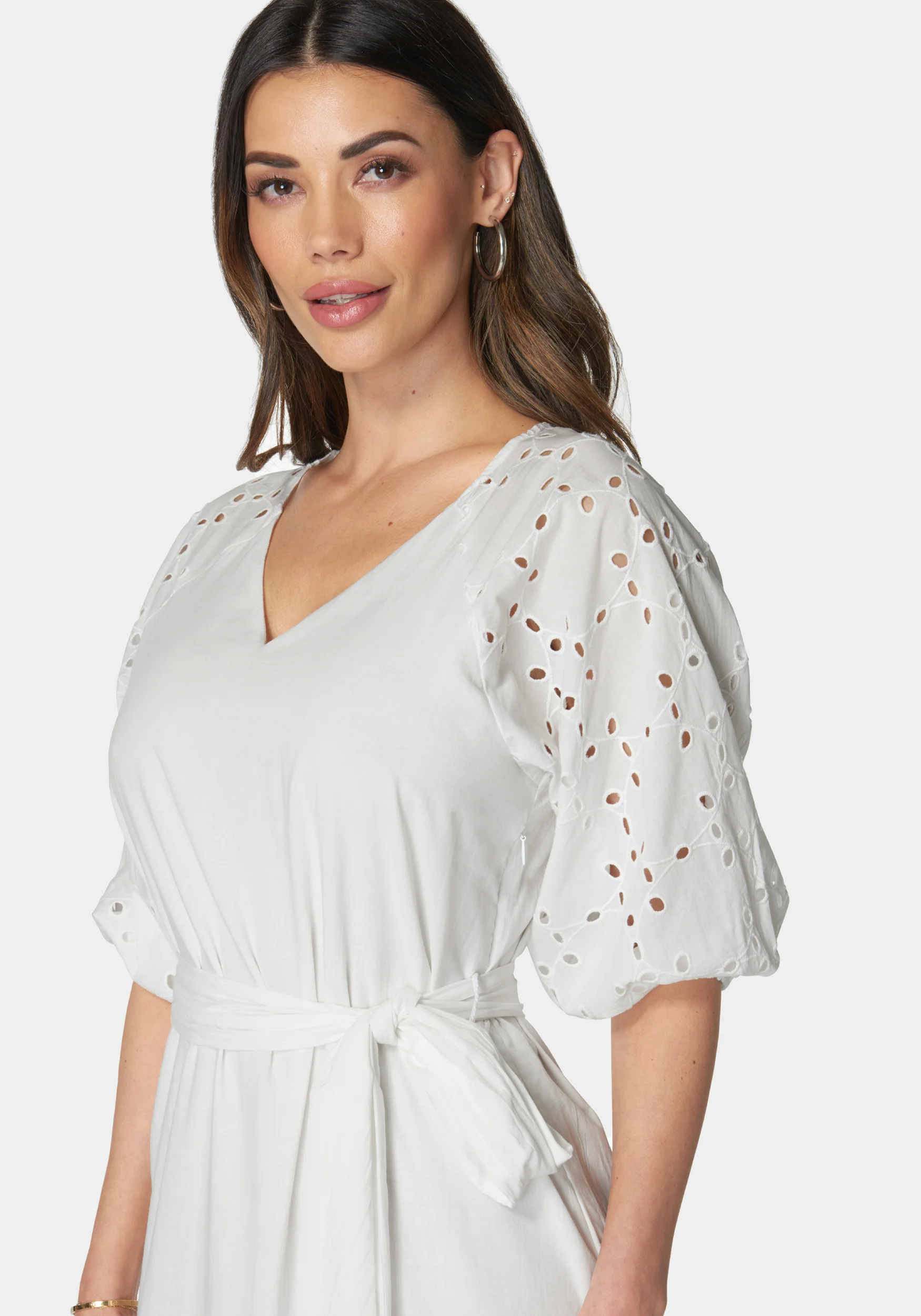 Cotton Eyelet Dress - Image 4