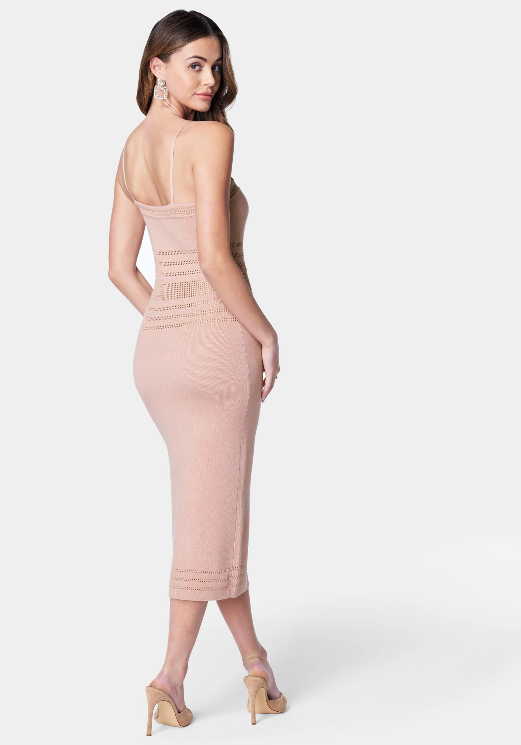 Crochet Tube Midi Dress - Image 3