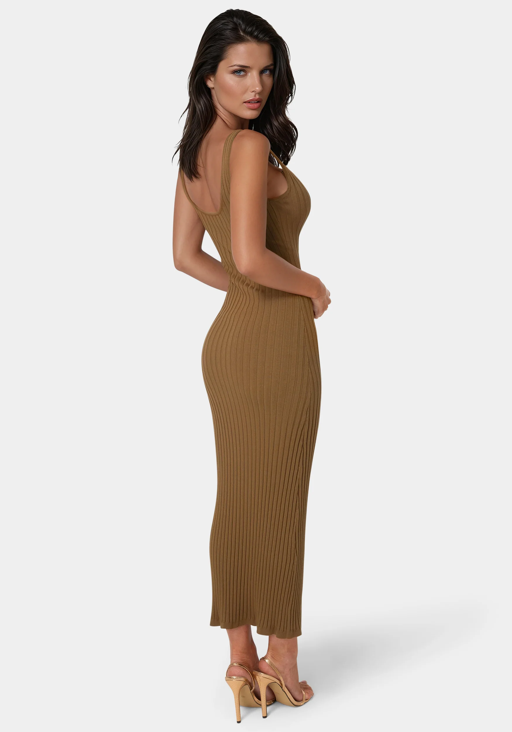 Crochet U-Neck Maxi Dress - Image 3