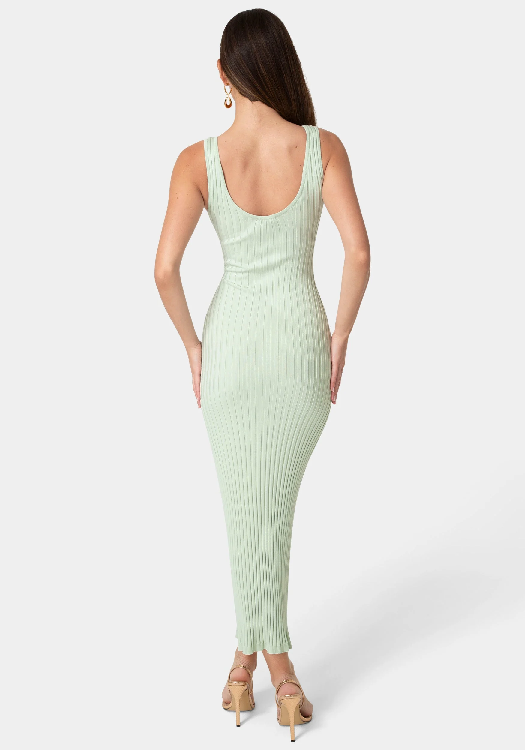 Crochet U-Neck Maxi Dress - Image 3