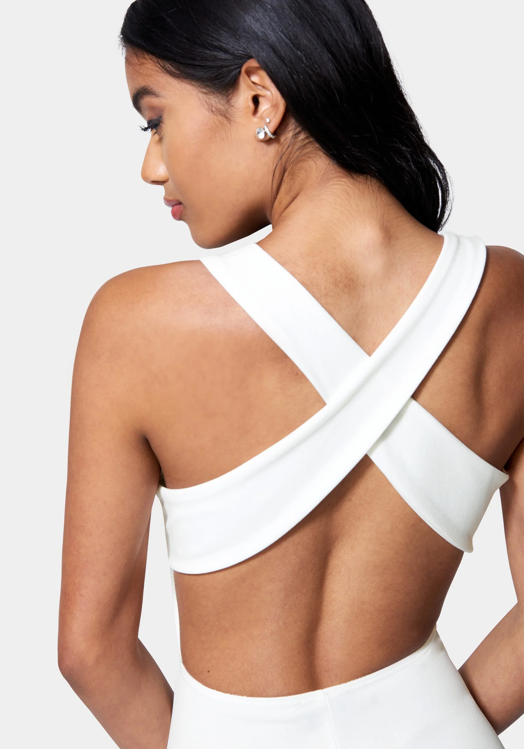 Cross Back Skater Dress - Image 4