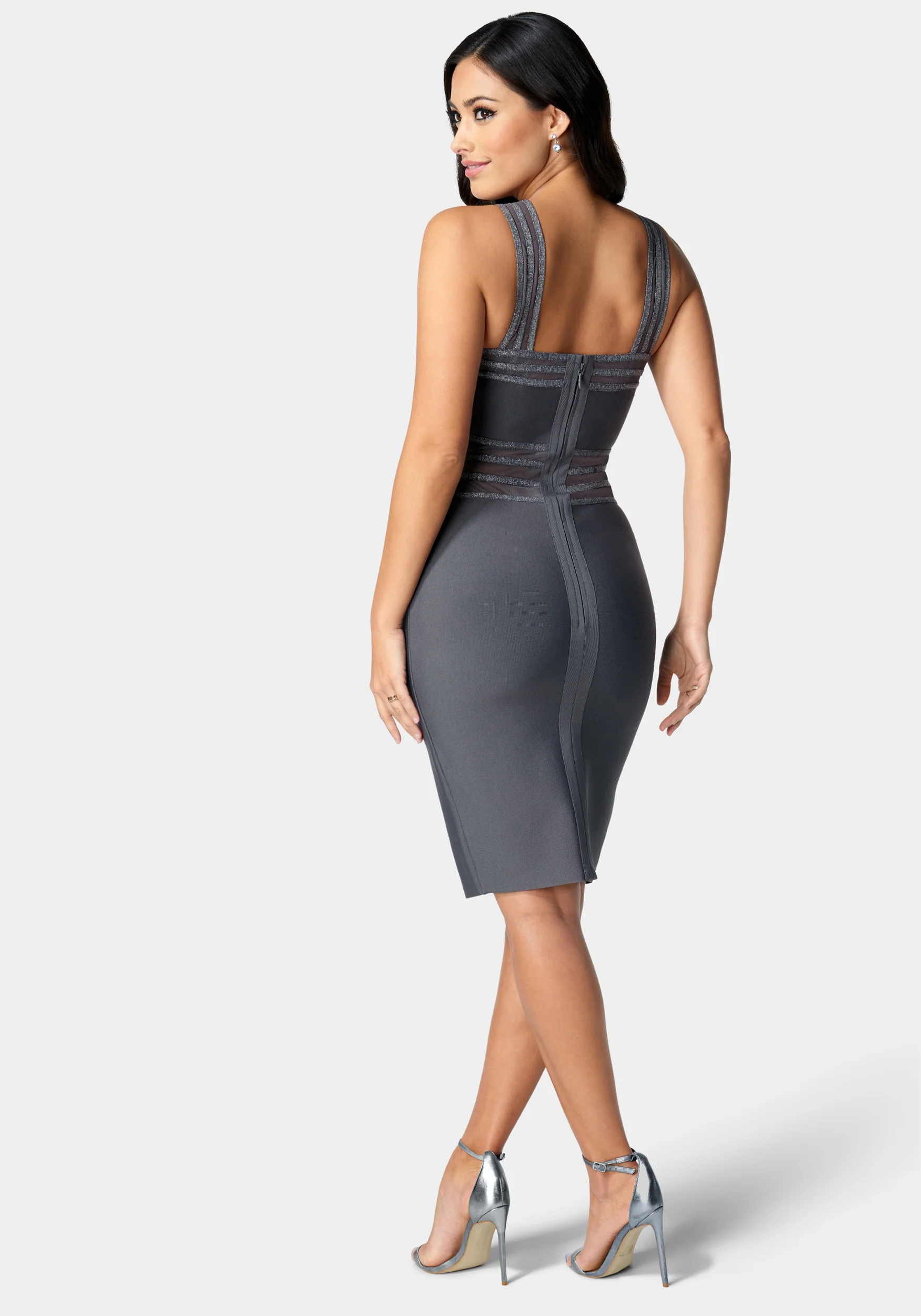 Bandage Cross Front Dress - Image 4