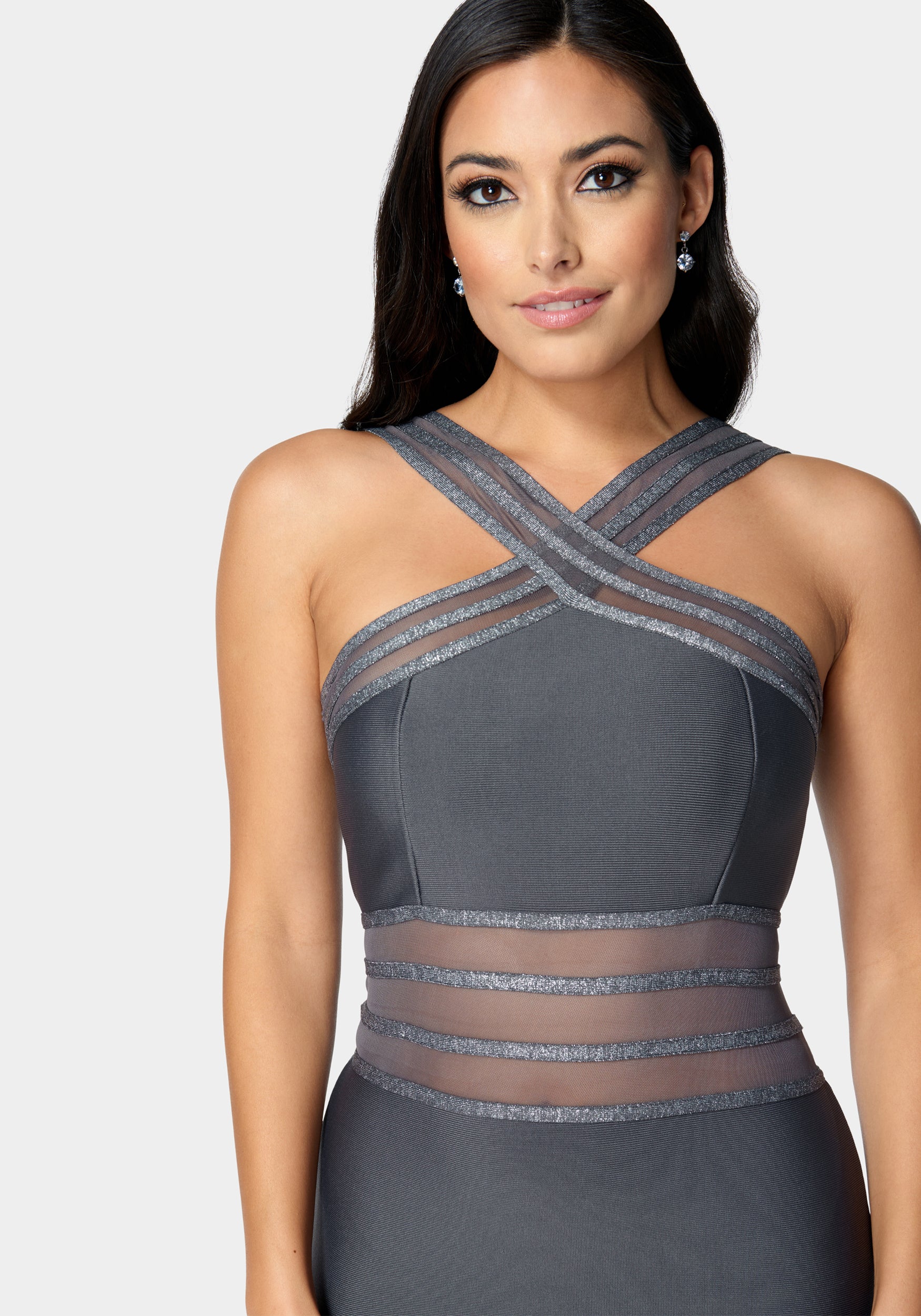 Bandage Cross Front Dress - Image 5