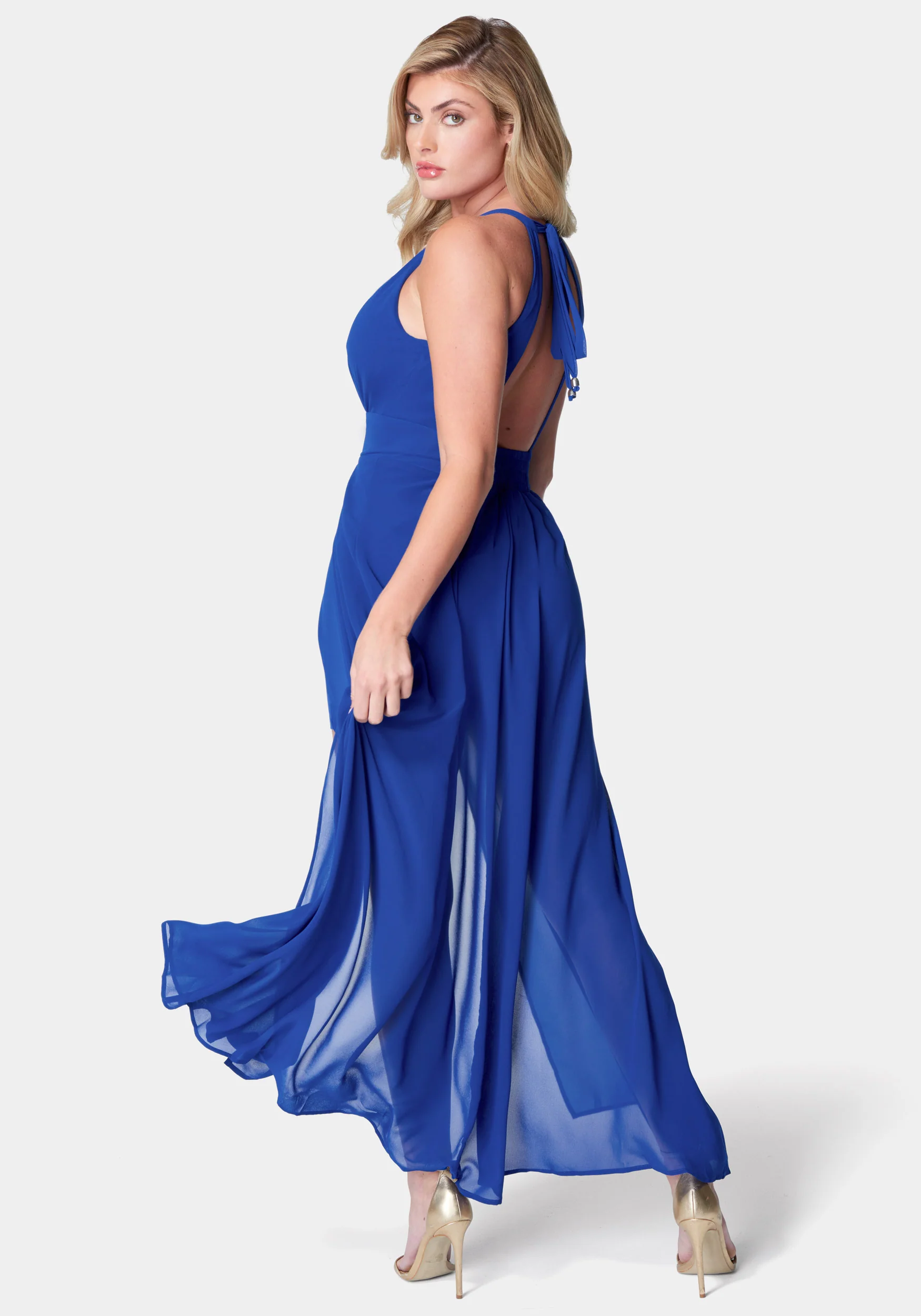 Cross Front Maxi Dress - Image 3