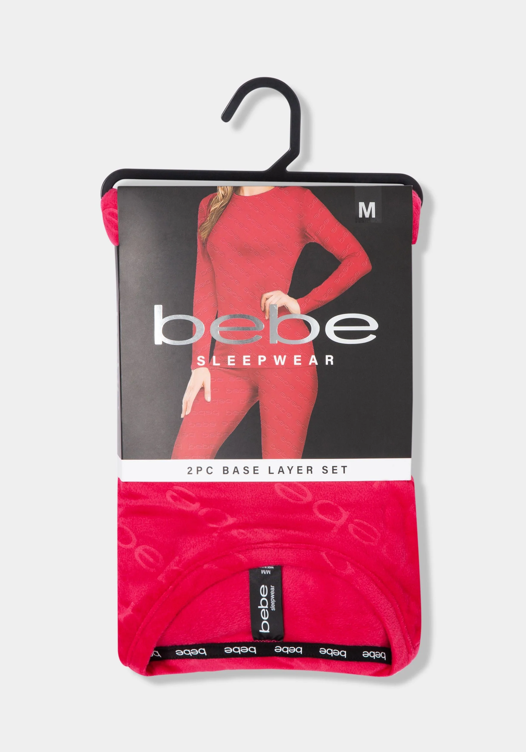 2pc Velour Bebe Louge Sleep Base Layer Set - Image 2