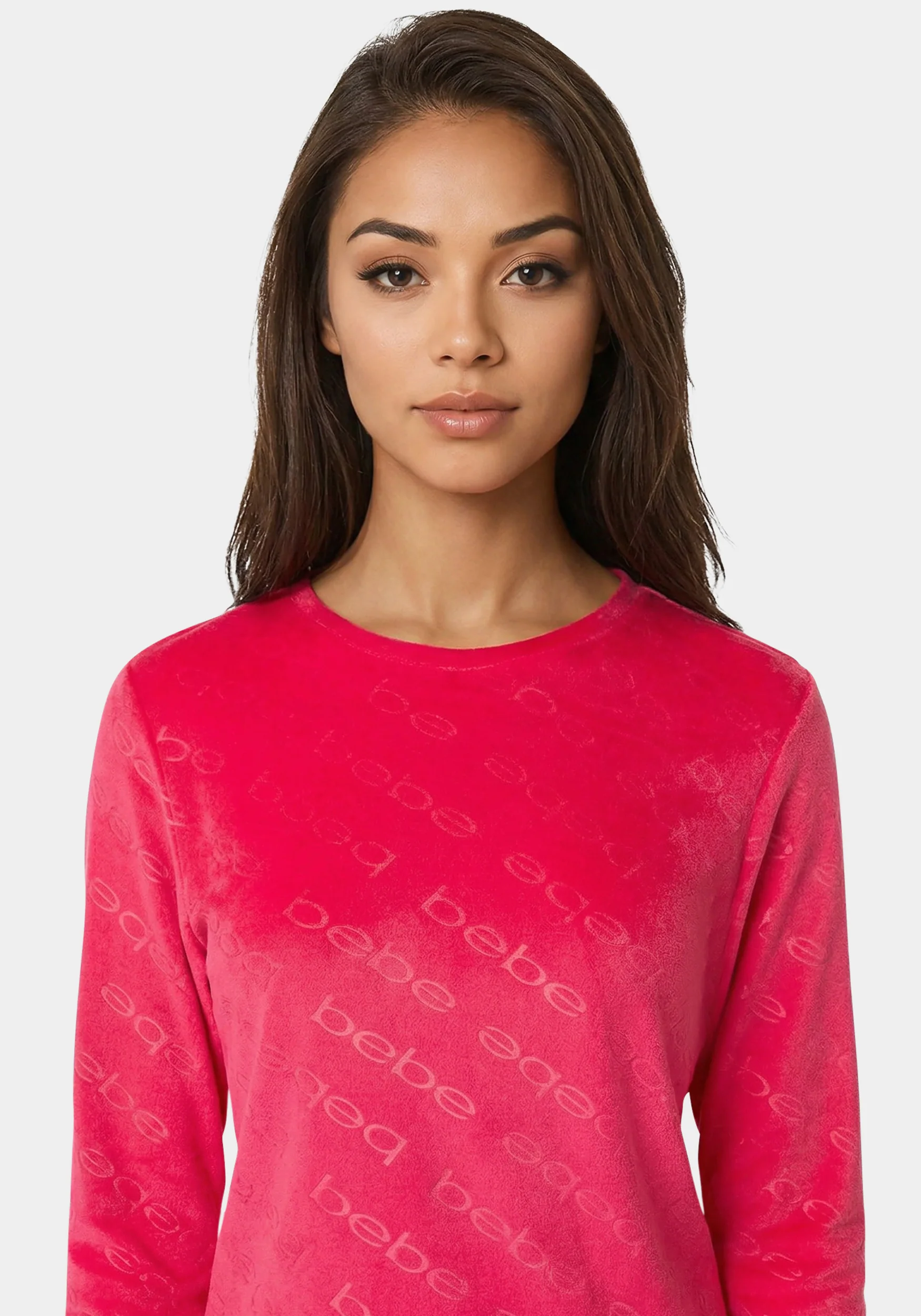 2pc Velour Bebe Louge Sleep Base Layer Set - Image 3