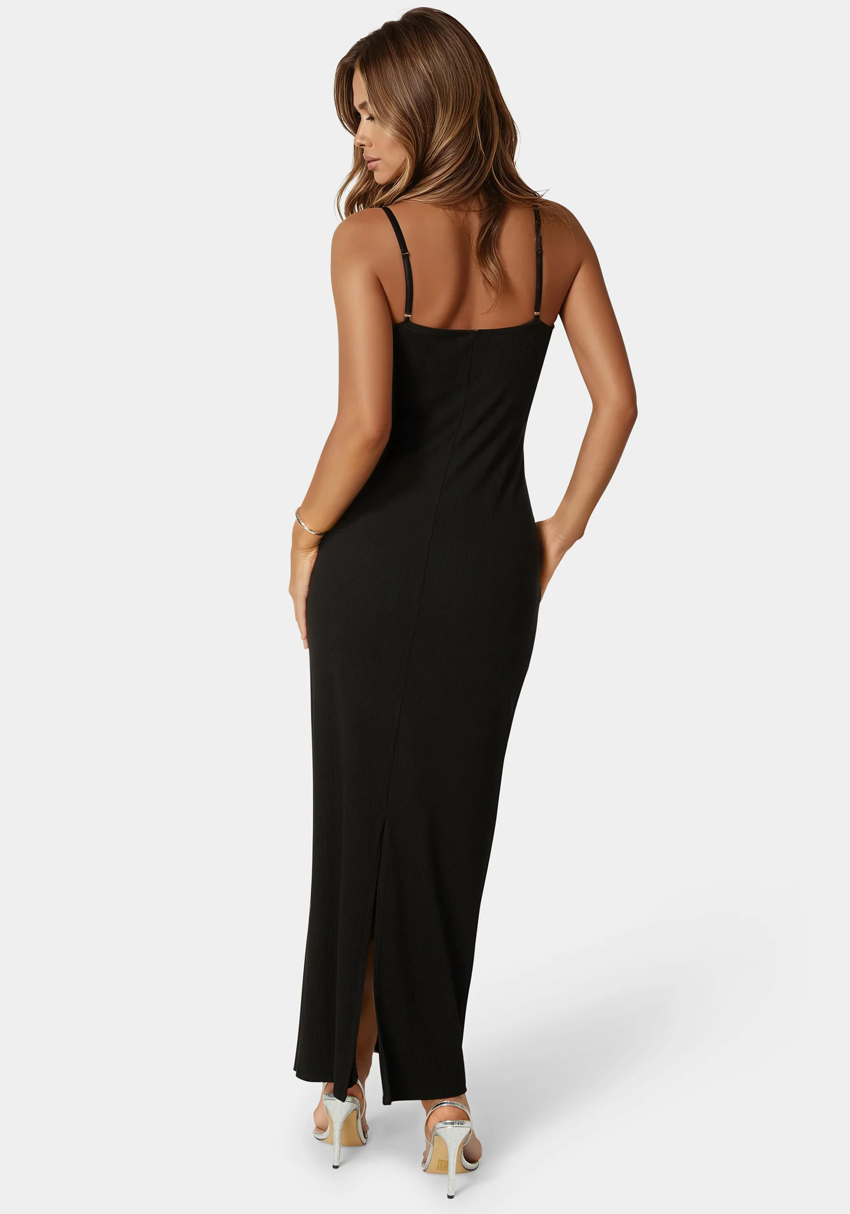 Diamond Trim Rib Maxi Dress - Image 4