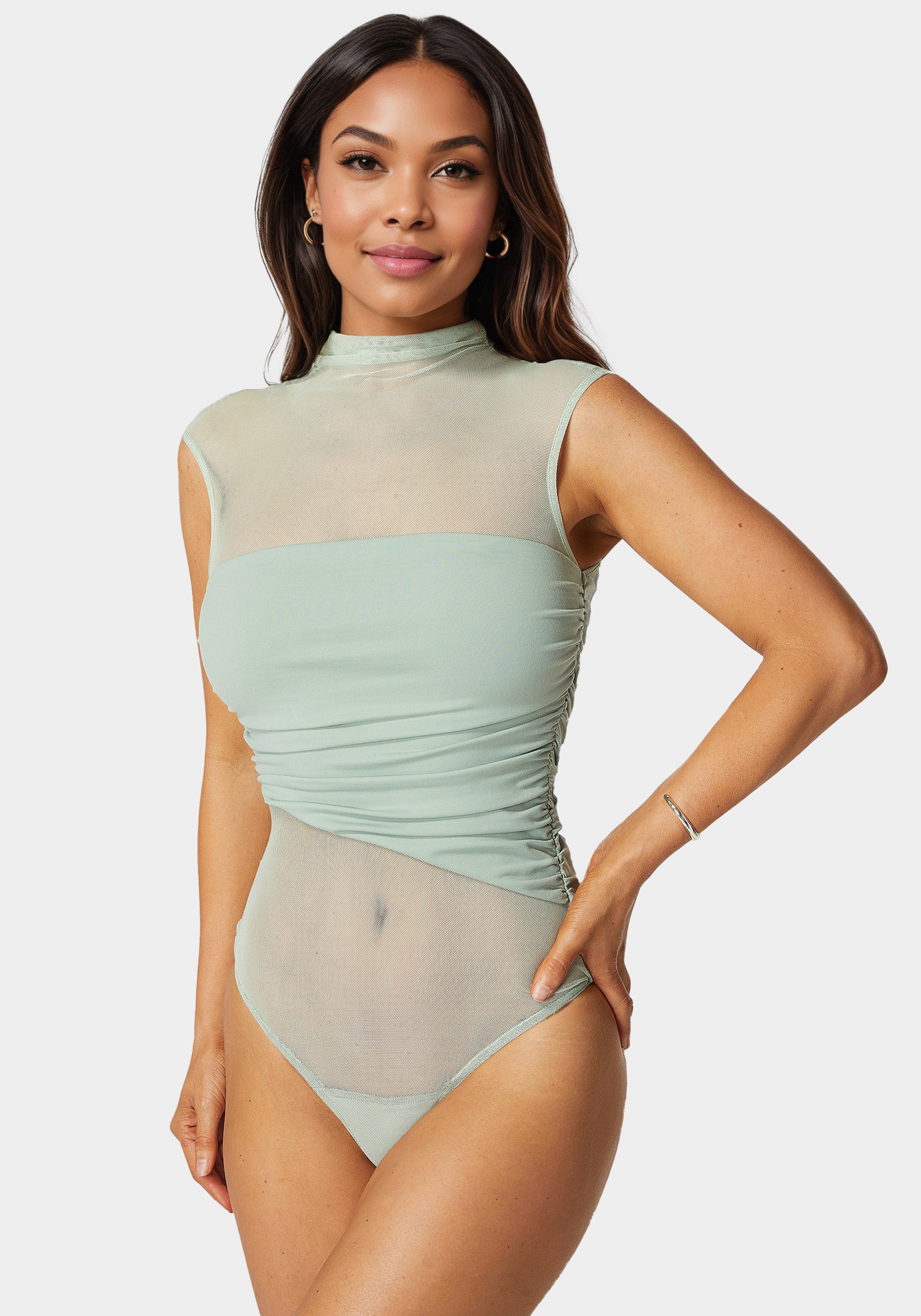 Draped Knit Bodysuit - Image 4
