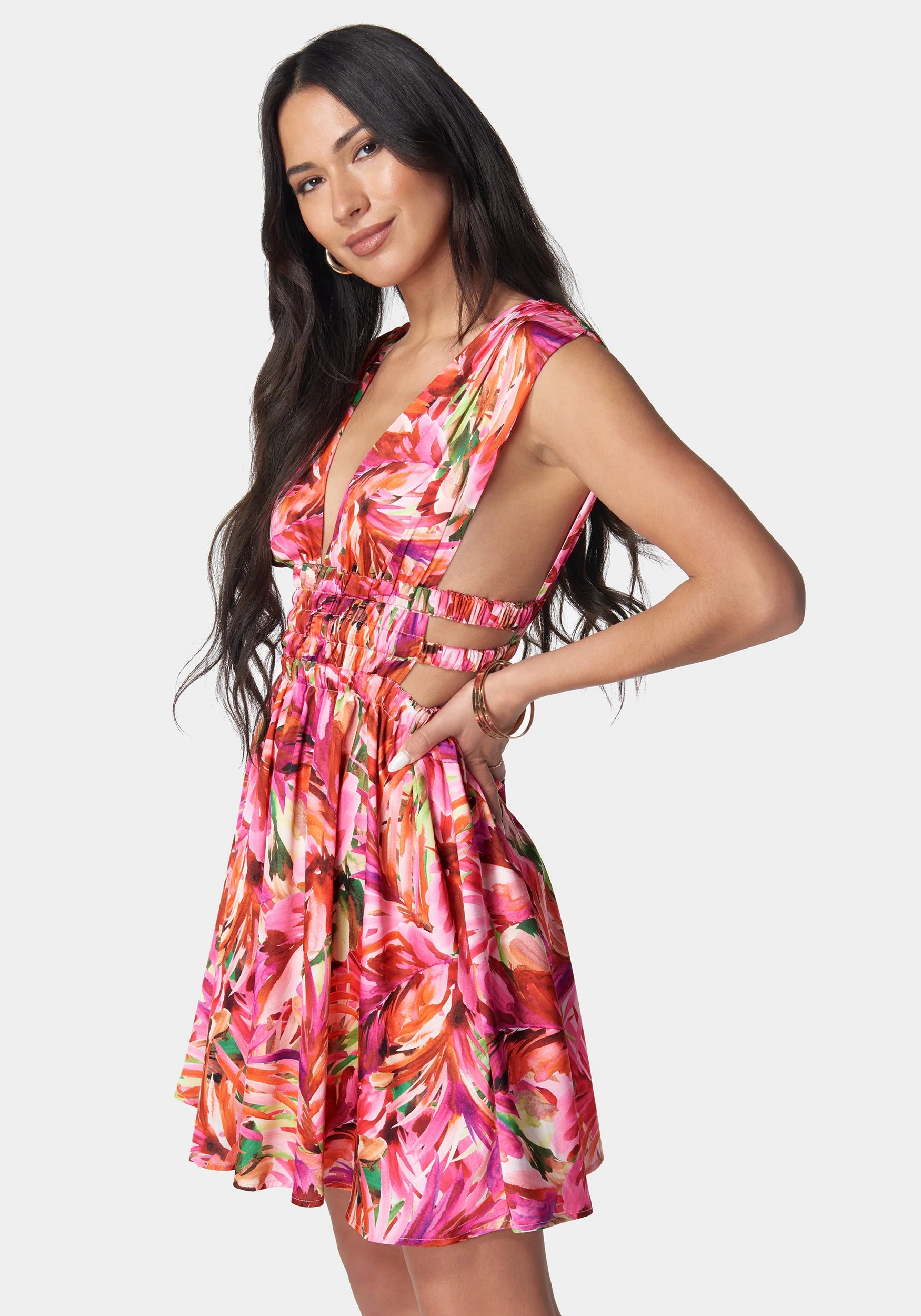 Elastic Waist Skater Dress - Image 2