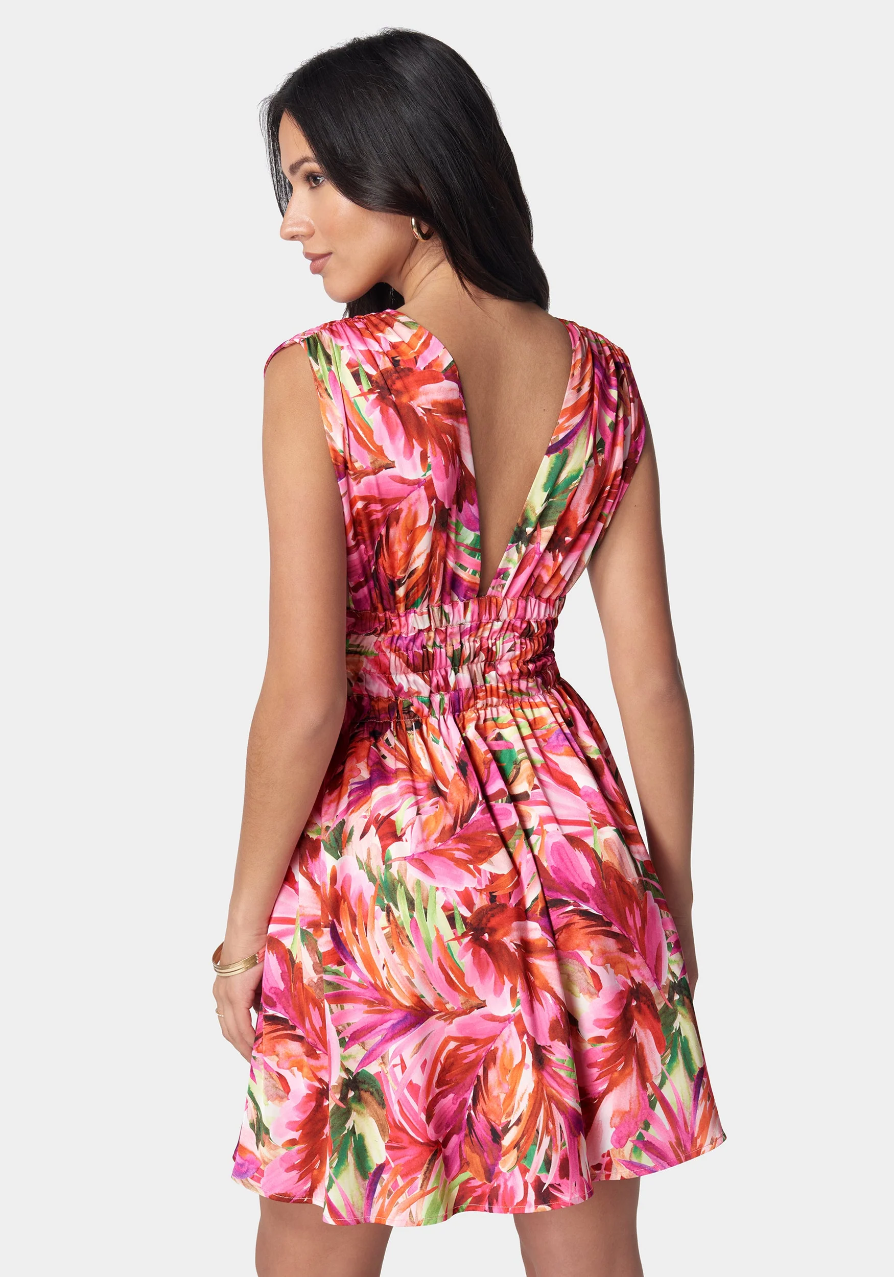 Elastic Waist Skater Dress - Image 3