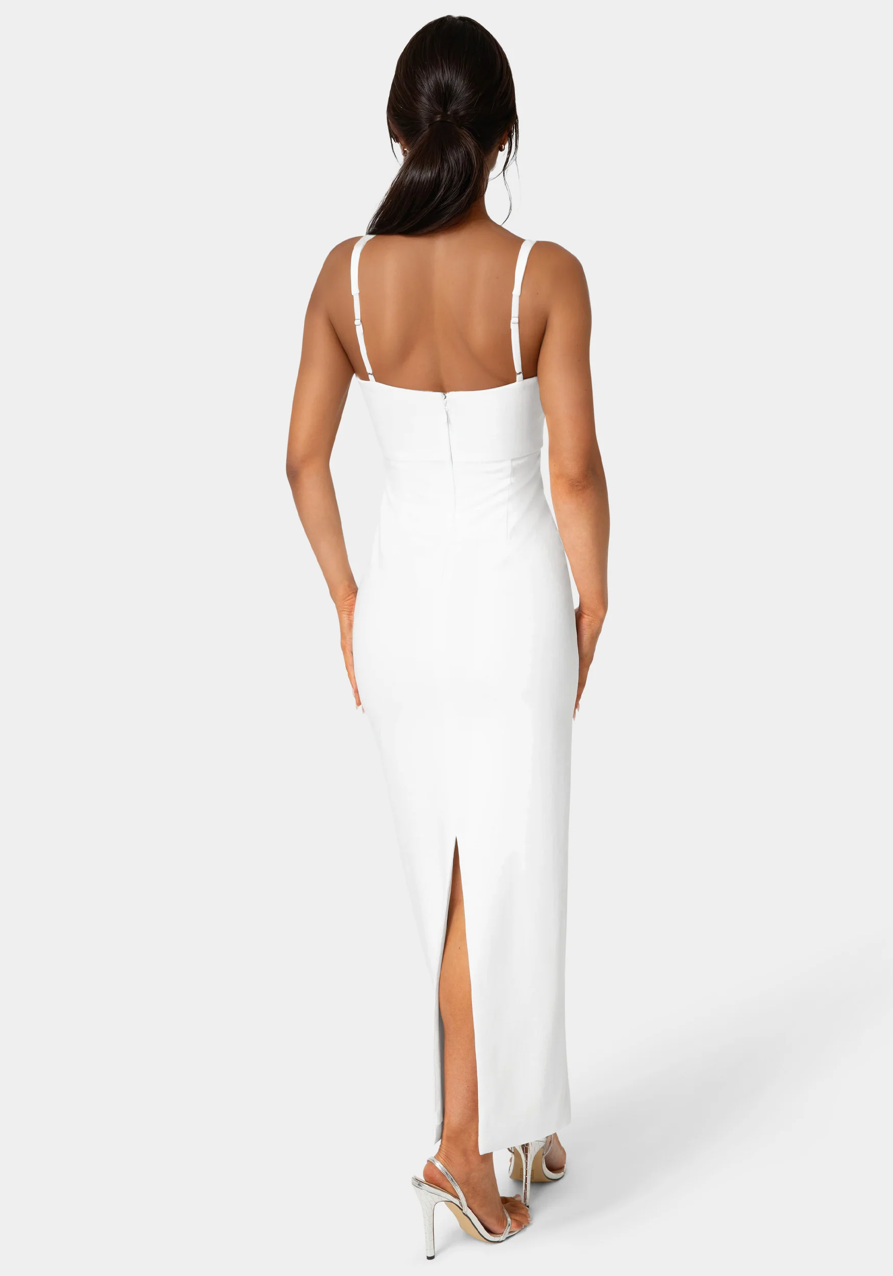 Embellished Strapless Column Maxi Dress - Image 3