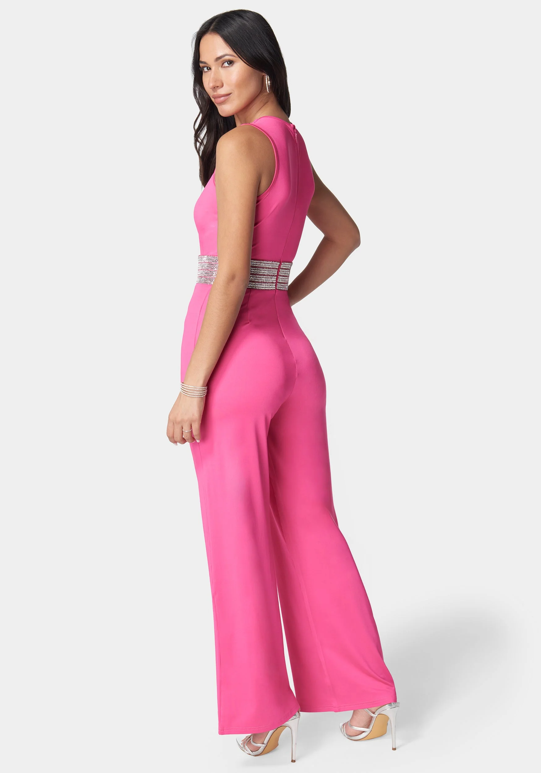 Embellished Wide Leg Jumpsuit - Image 3