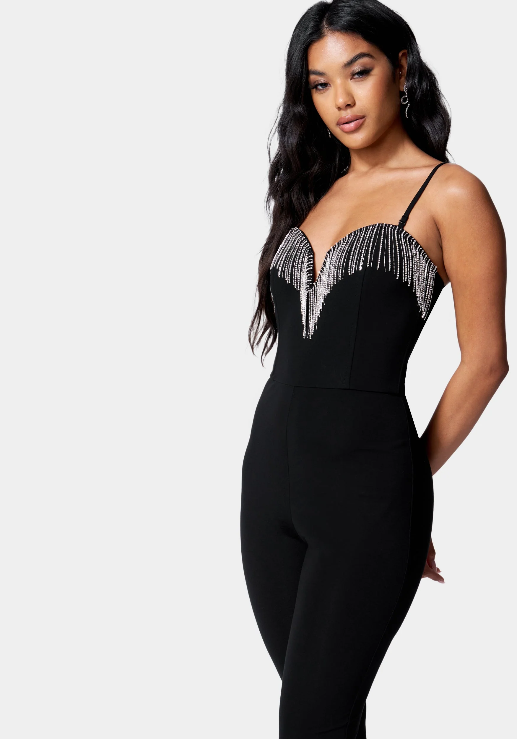Festival Crystal Fringe Catsuit - Image 2