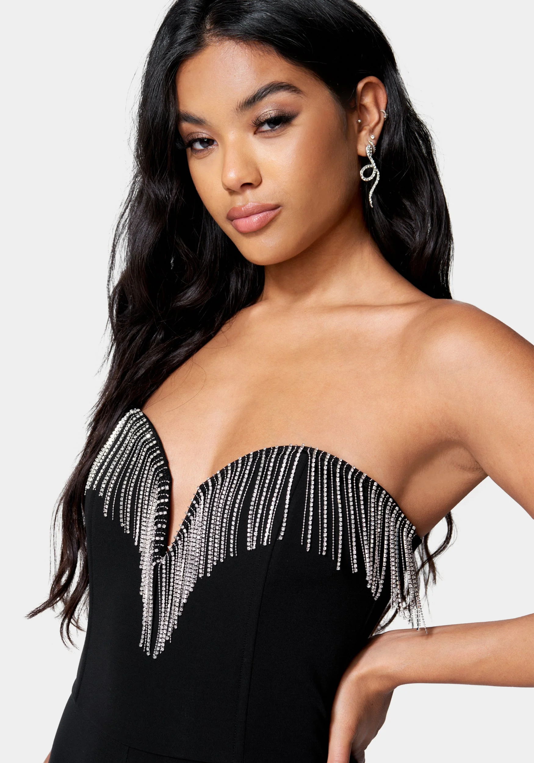 Festival Crystal Fringe Catsuit - Image 4