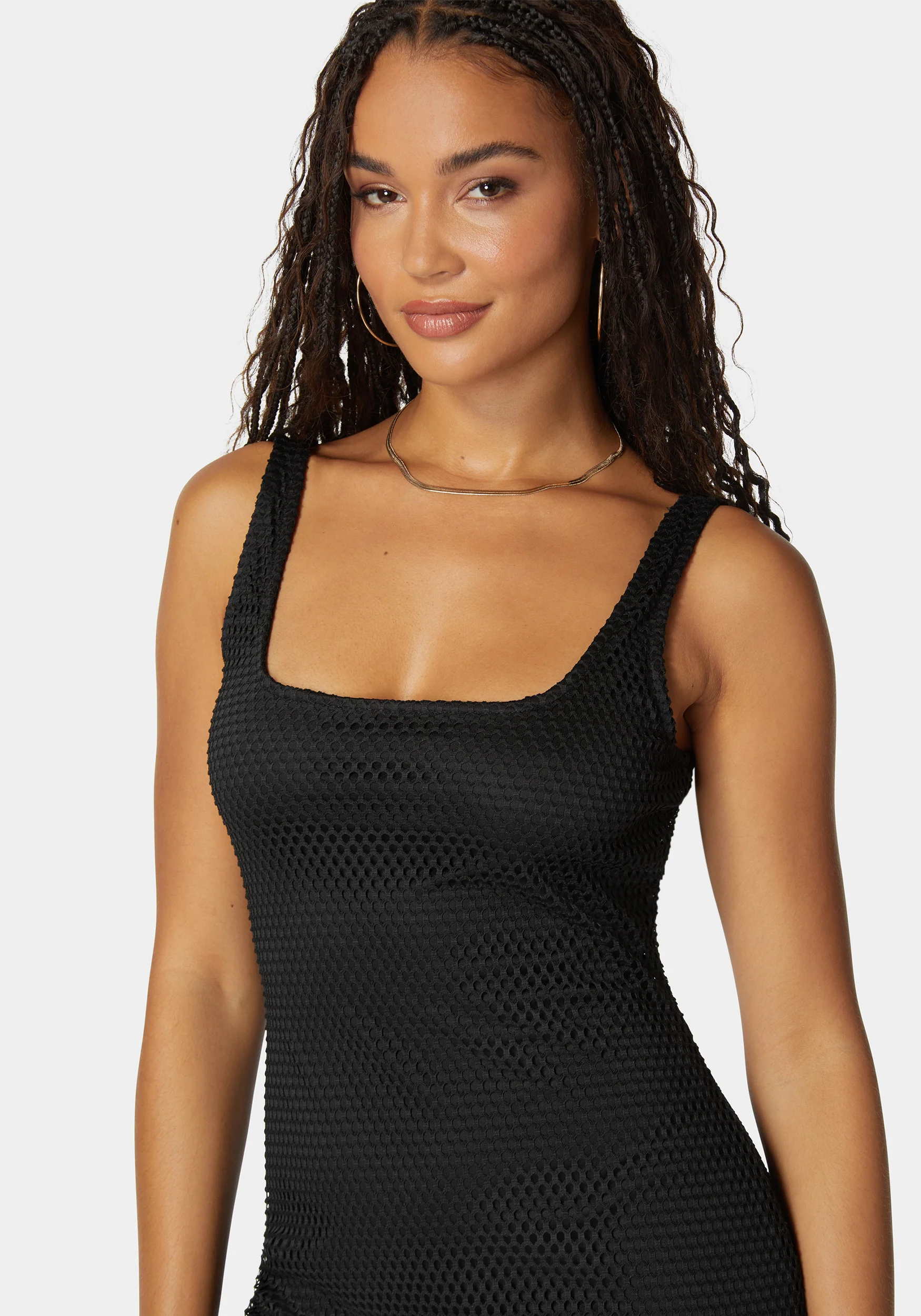 Fishnet Illusion Dress - Image 4