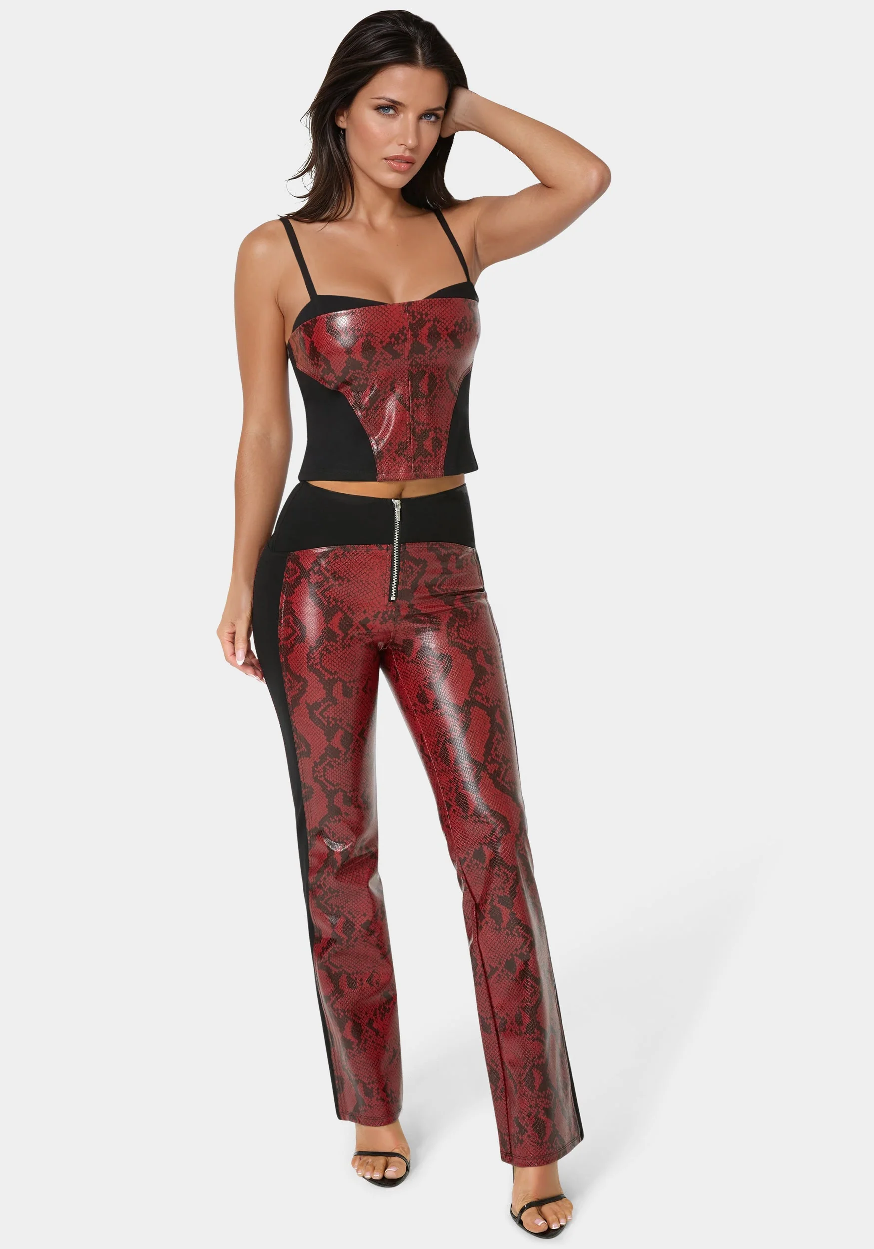 Fitted Snake Skin Top - Image 4