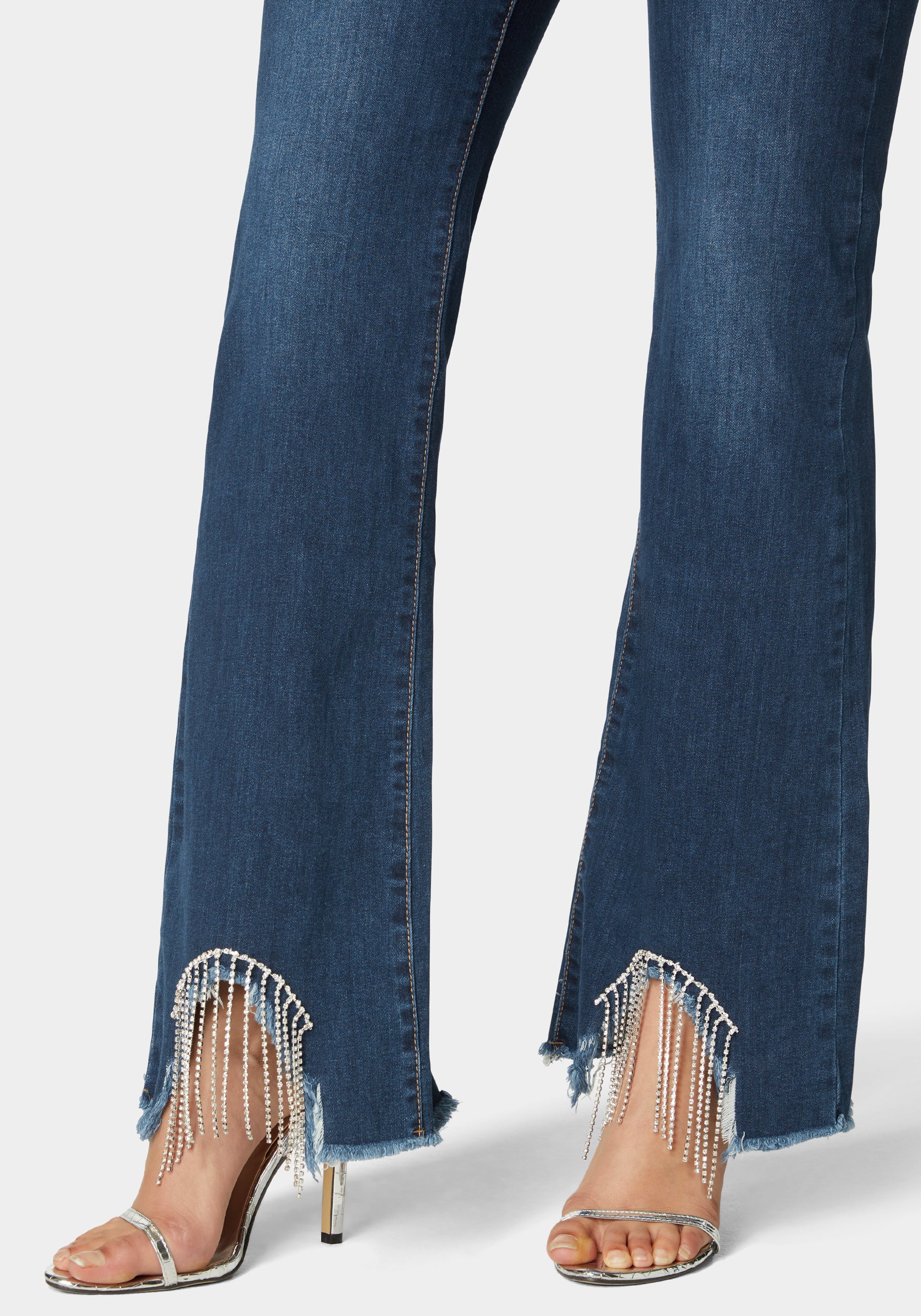Flare Pant With Rhinestone Fringe - Image 3