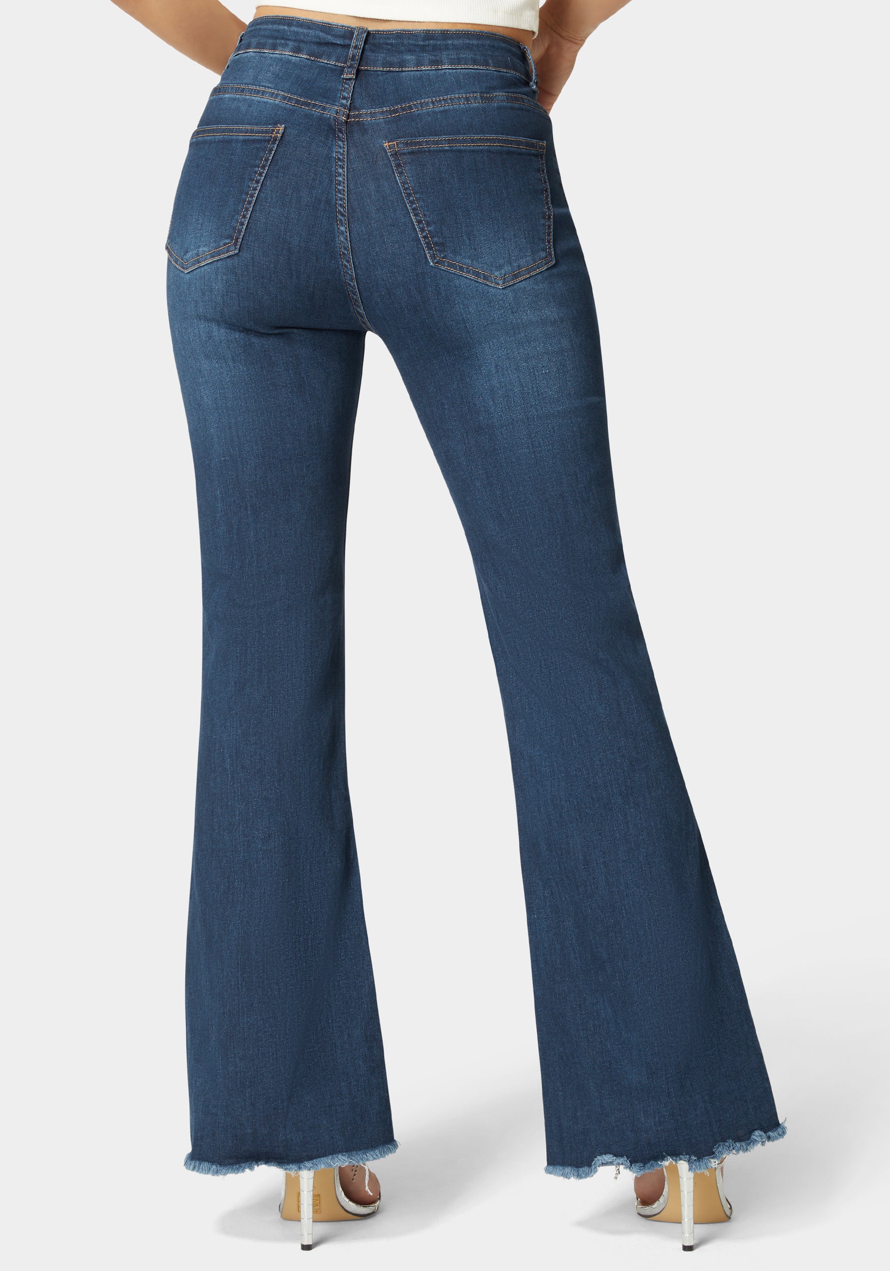 Flare Pant With Rhinestone Fringe - Image 4