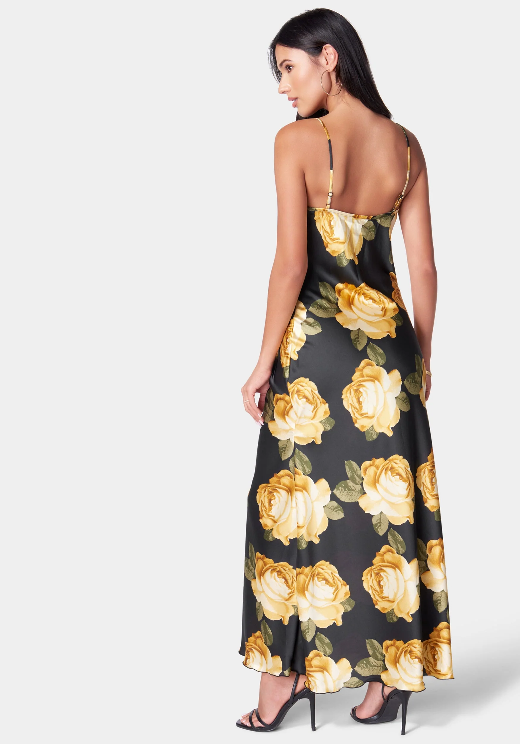 Floral Cowl Neck Maxi Dress - Image 3