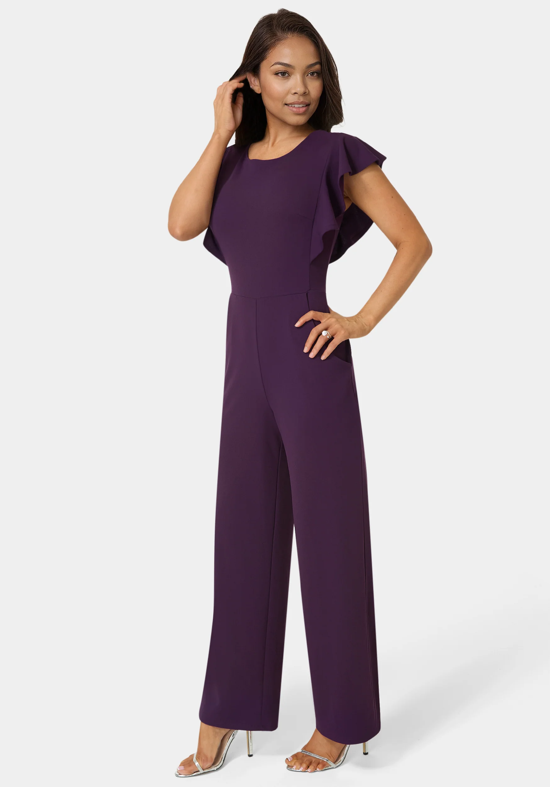 Flutter Sleeve Core Jumpsuit - Image 2