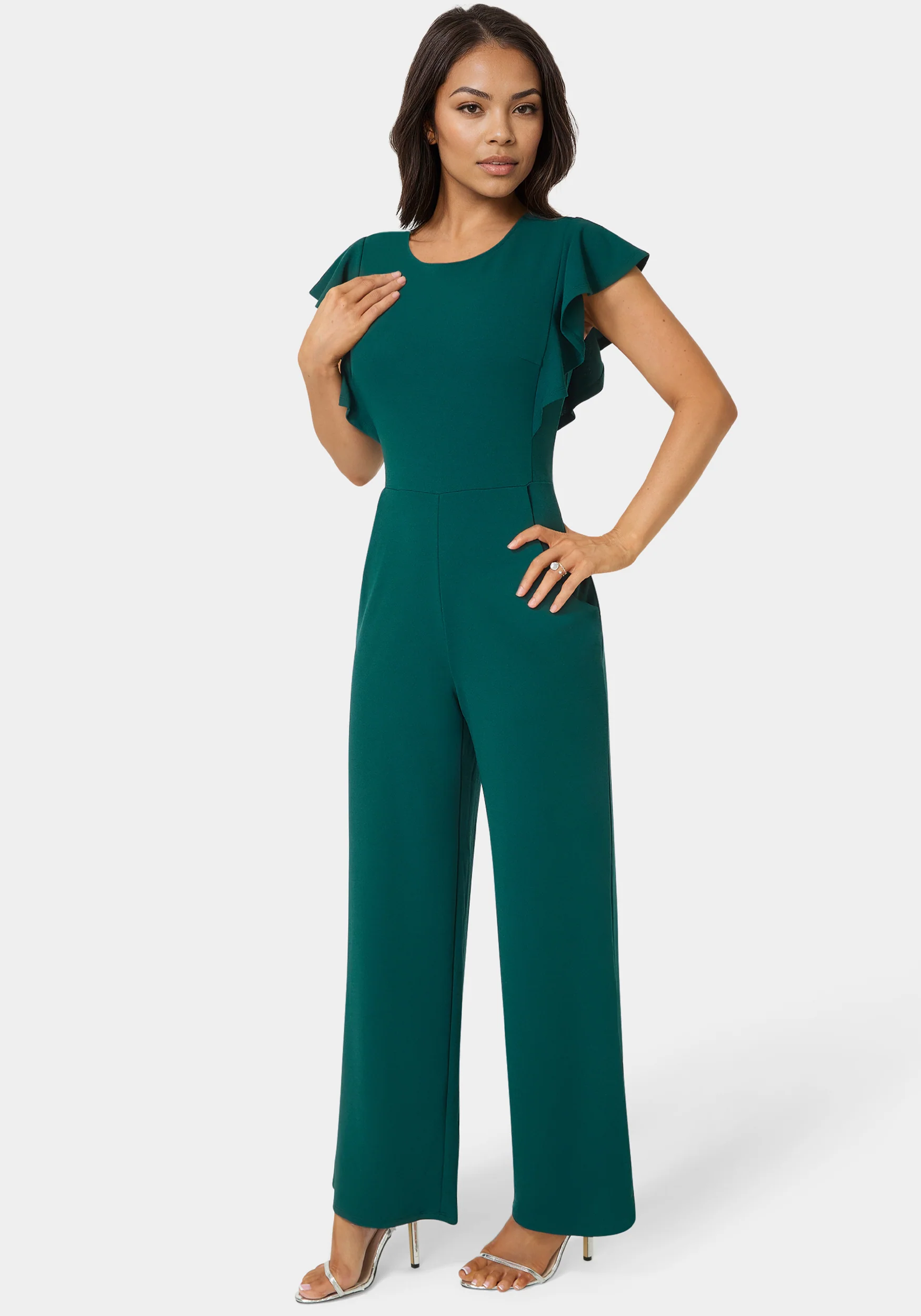 Flutter Sleeve Core Jumpsuit - Image 2
