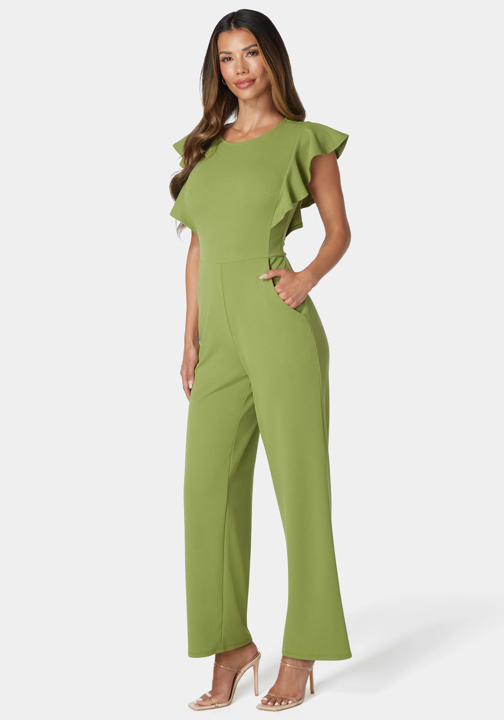 Flutter Sleeve Core Jumpsuit - Image 2