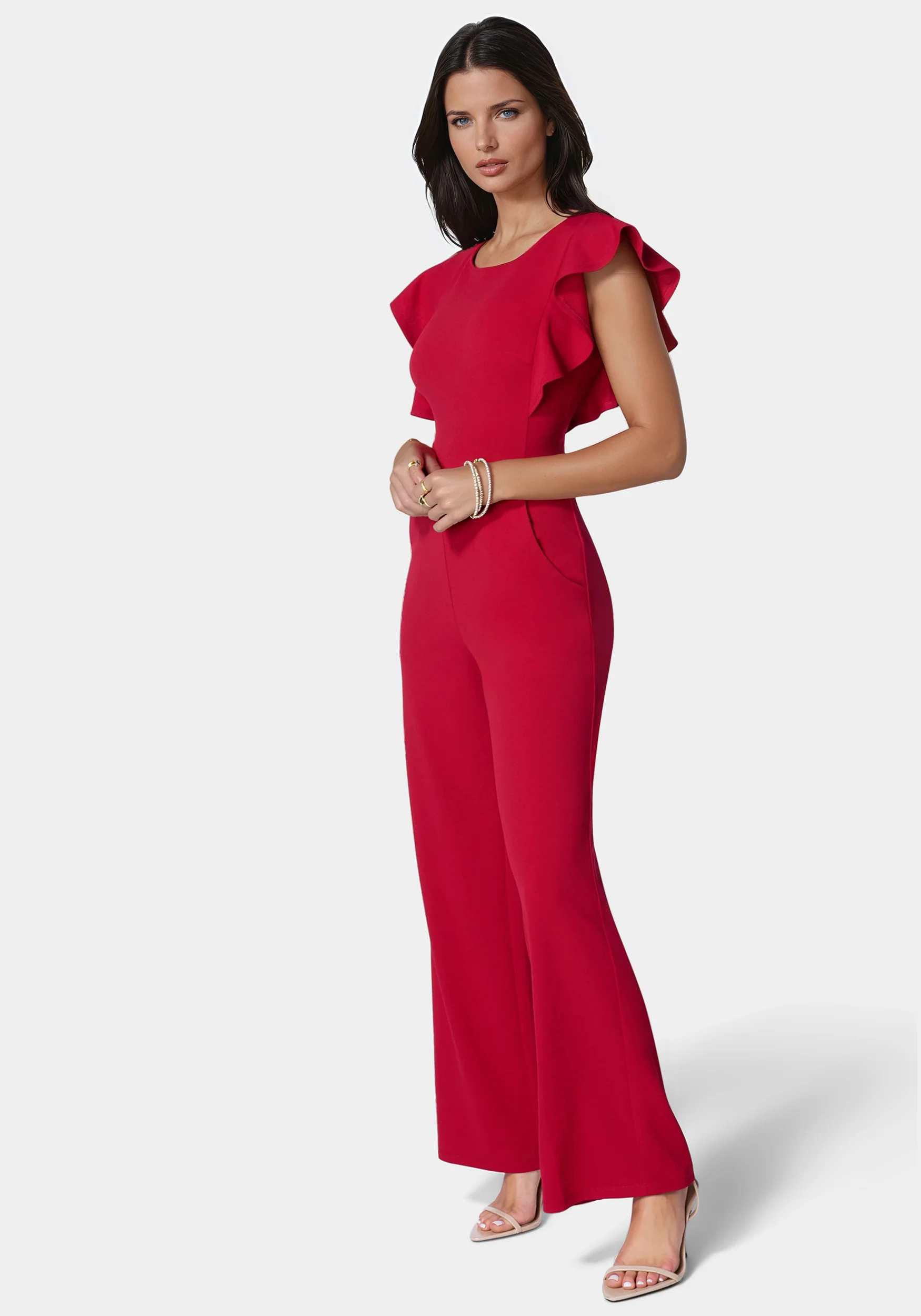 Flutter Sleeve Core Jumpsuit - Image 2