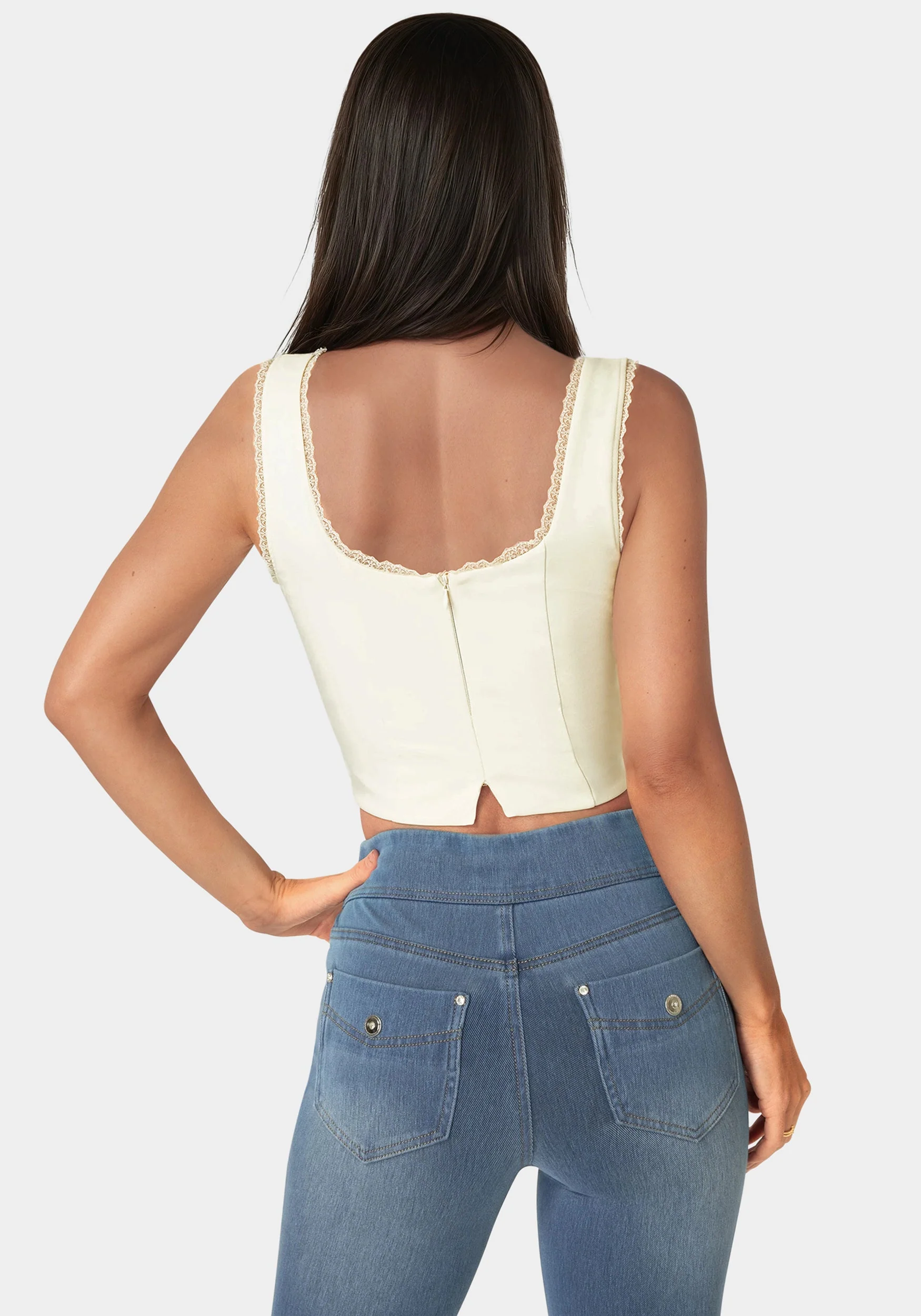 Front Tie Corset Top - Image 3