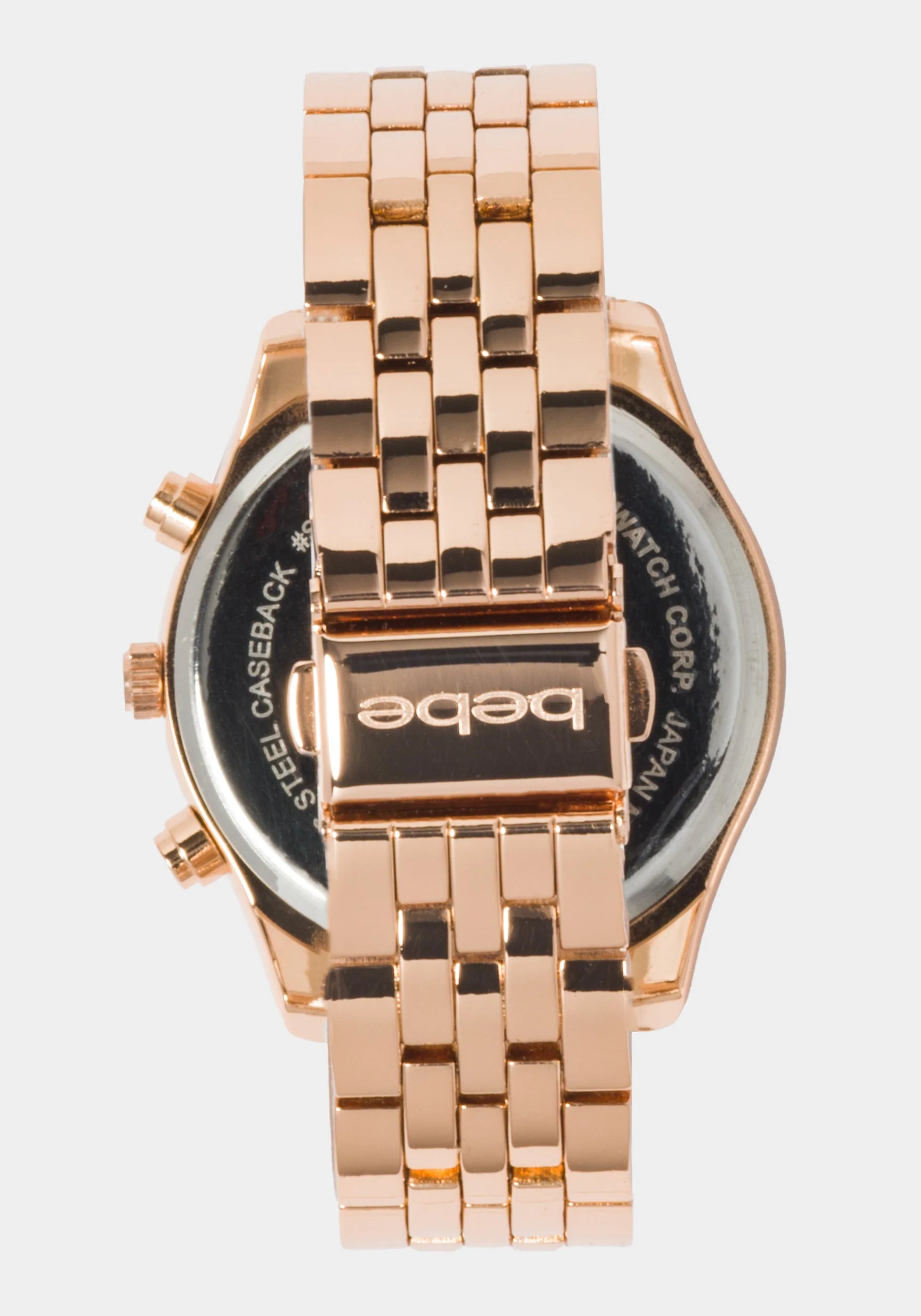 Full Pave Crystal Dial Coin Edge Bezel Watch - Image 3