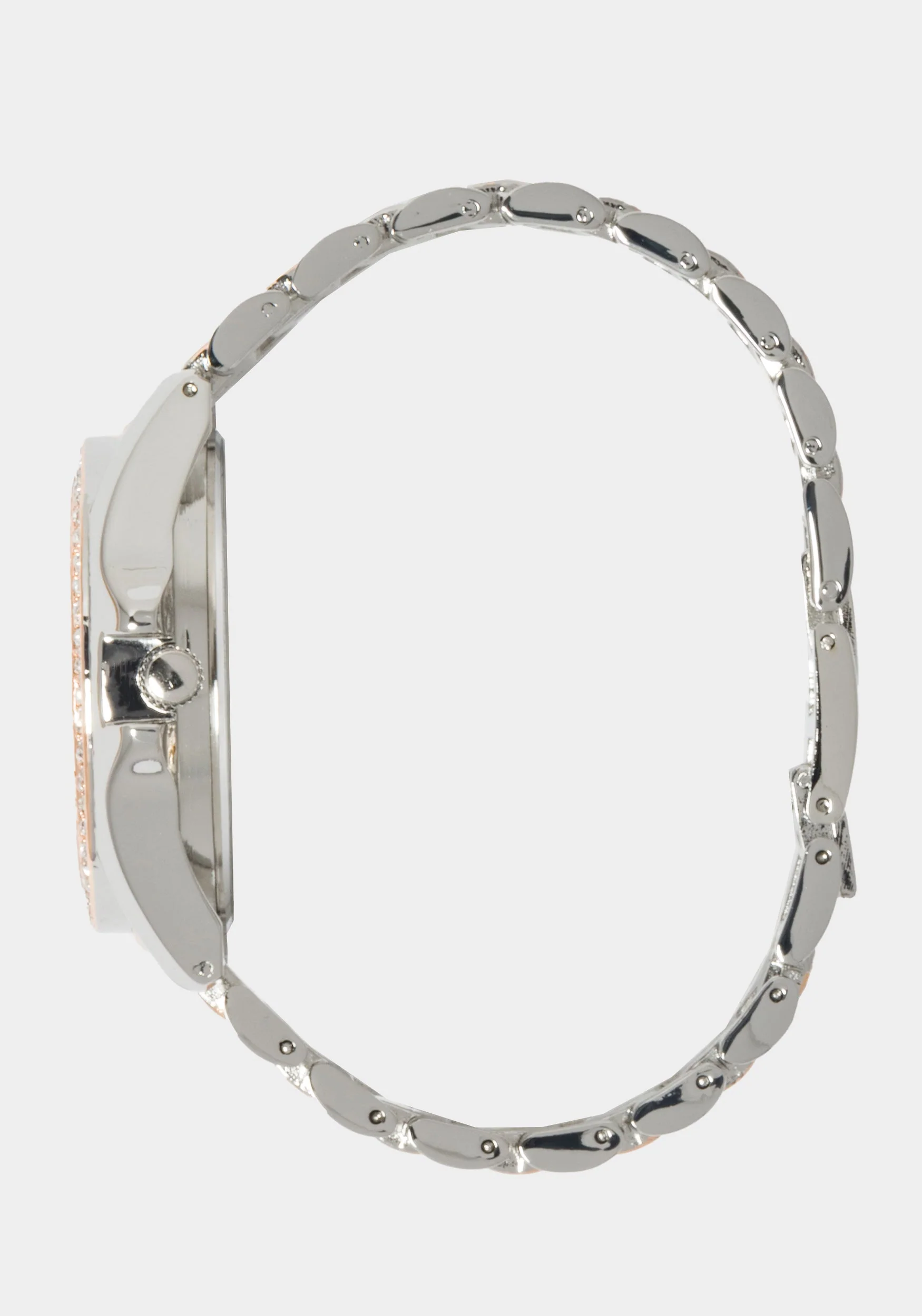 Full Pave Crystal Dial Crystal Bezel Watch - Image 2