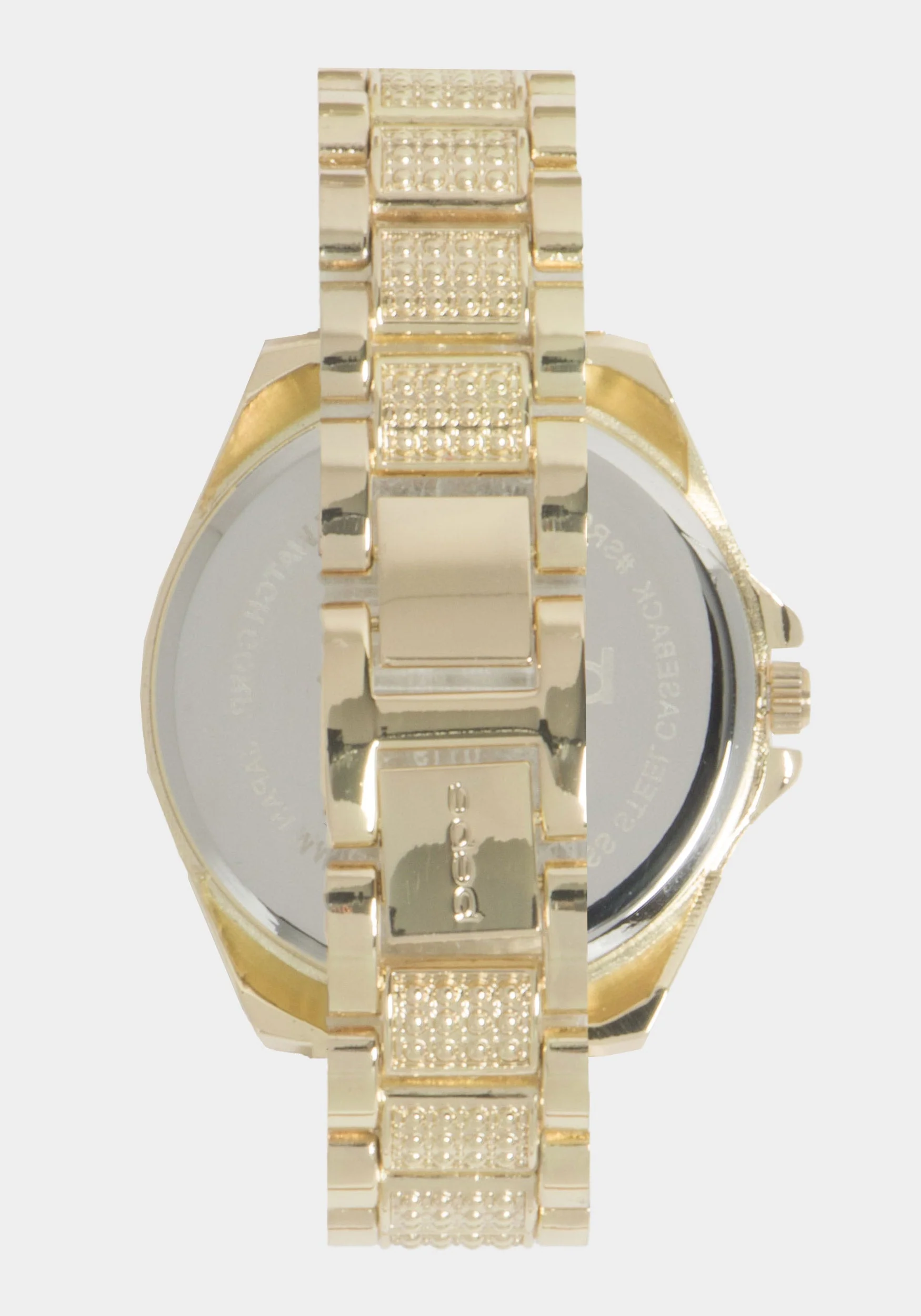Full Pave Crystal Dial Crystal Bezel Watch - Image 3