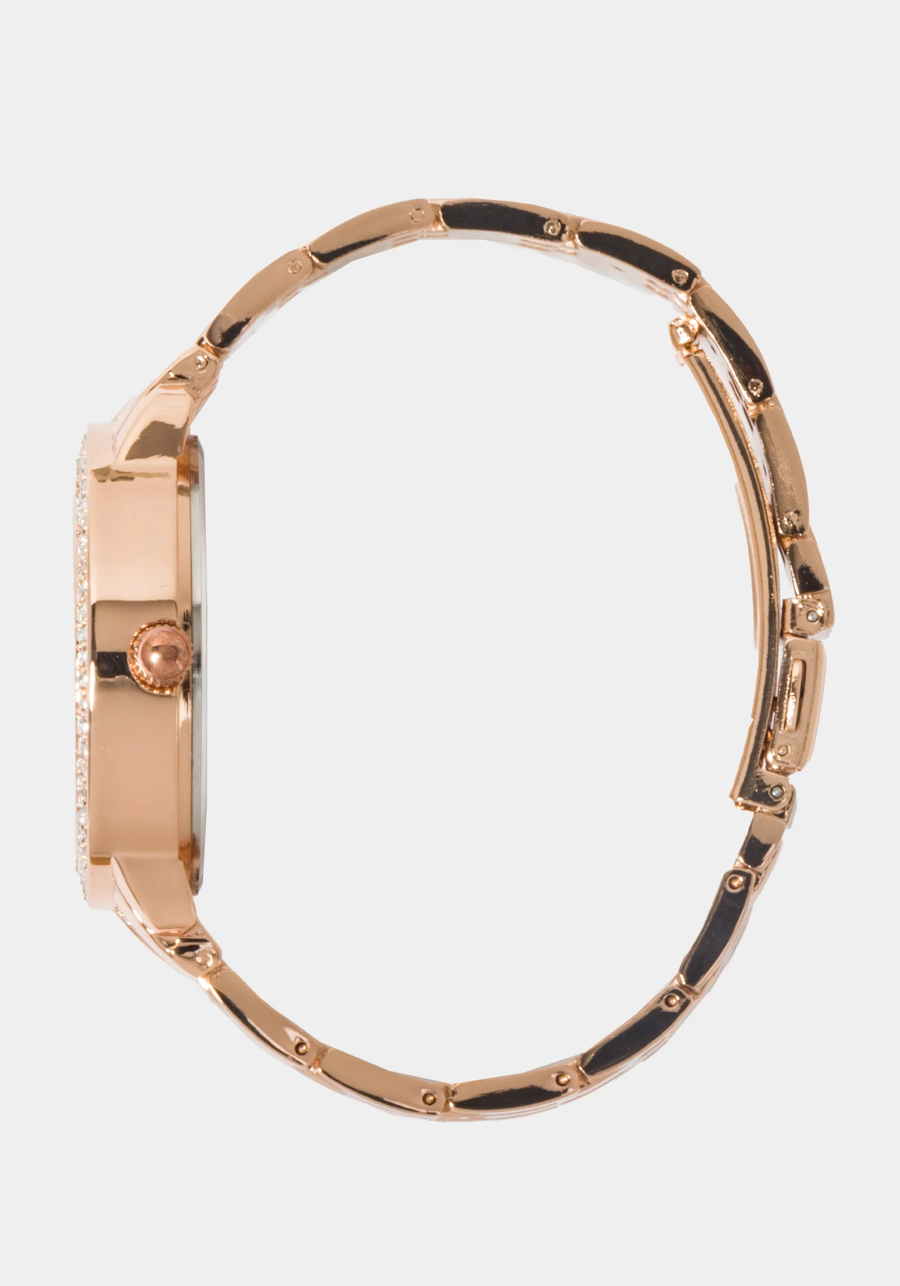 Full Pave Crystal Dial Crystal Bezel Watch - Image 2